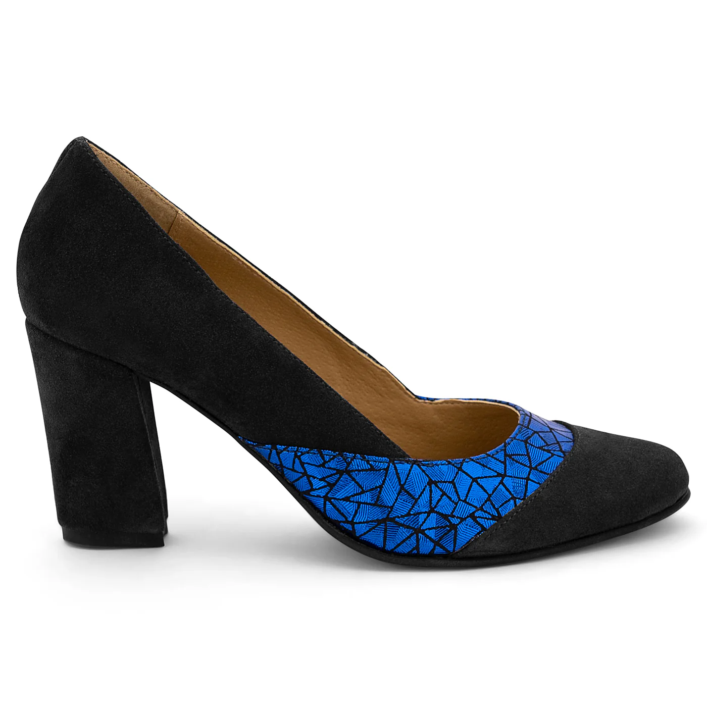 Pantofi dama din piele naturala neagra 14081