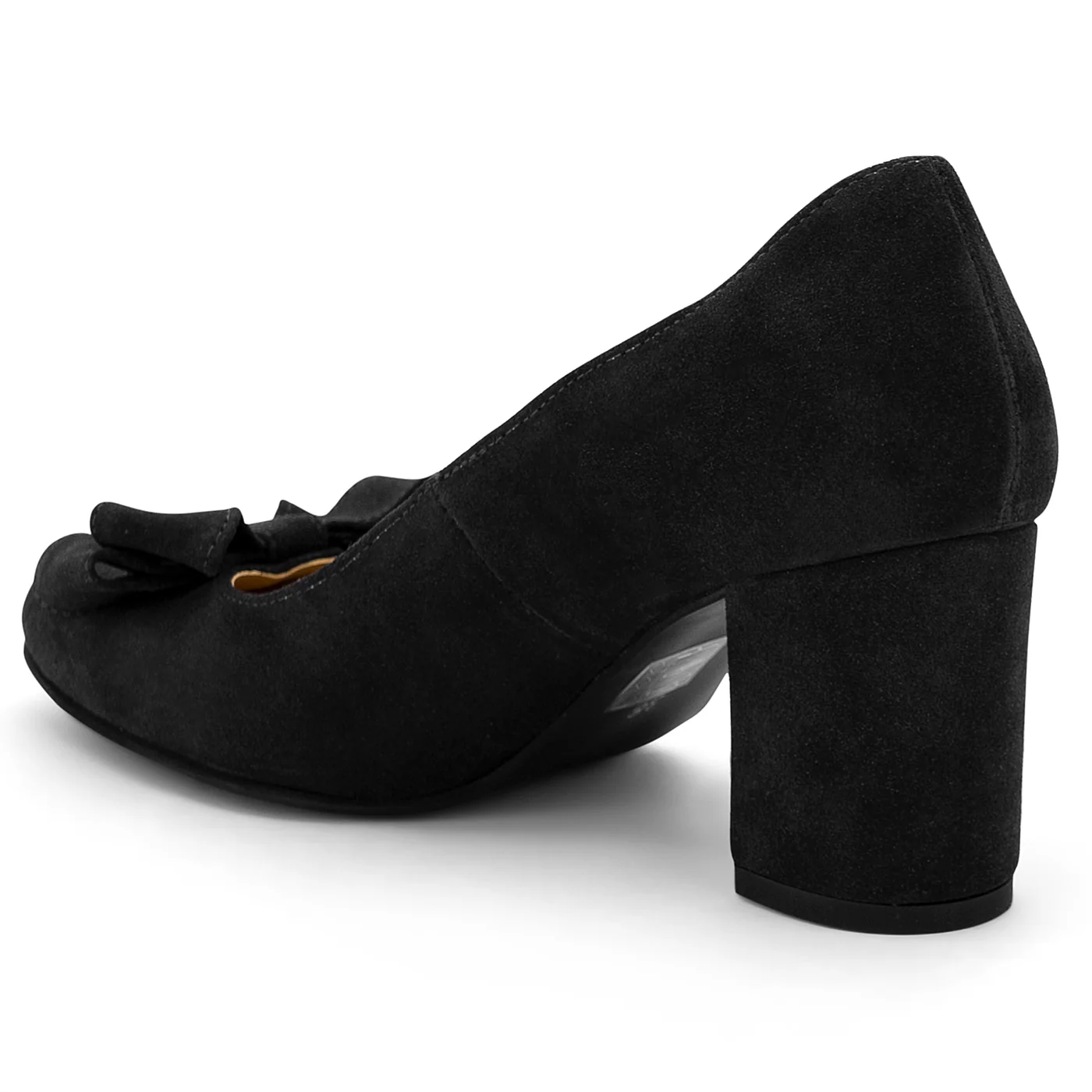 Pantofi dama din piele naturala neagra 14104 - Image 2