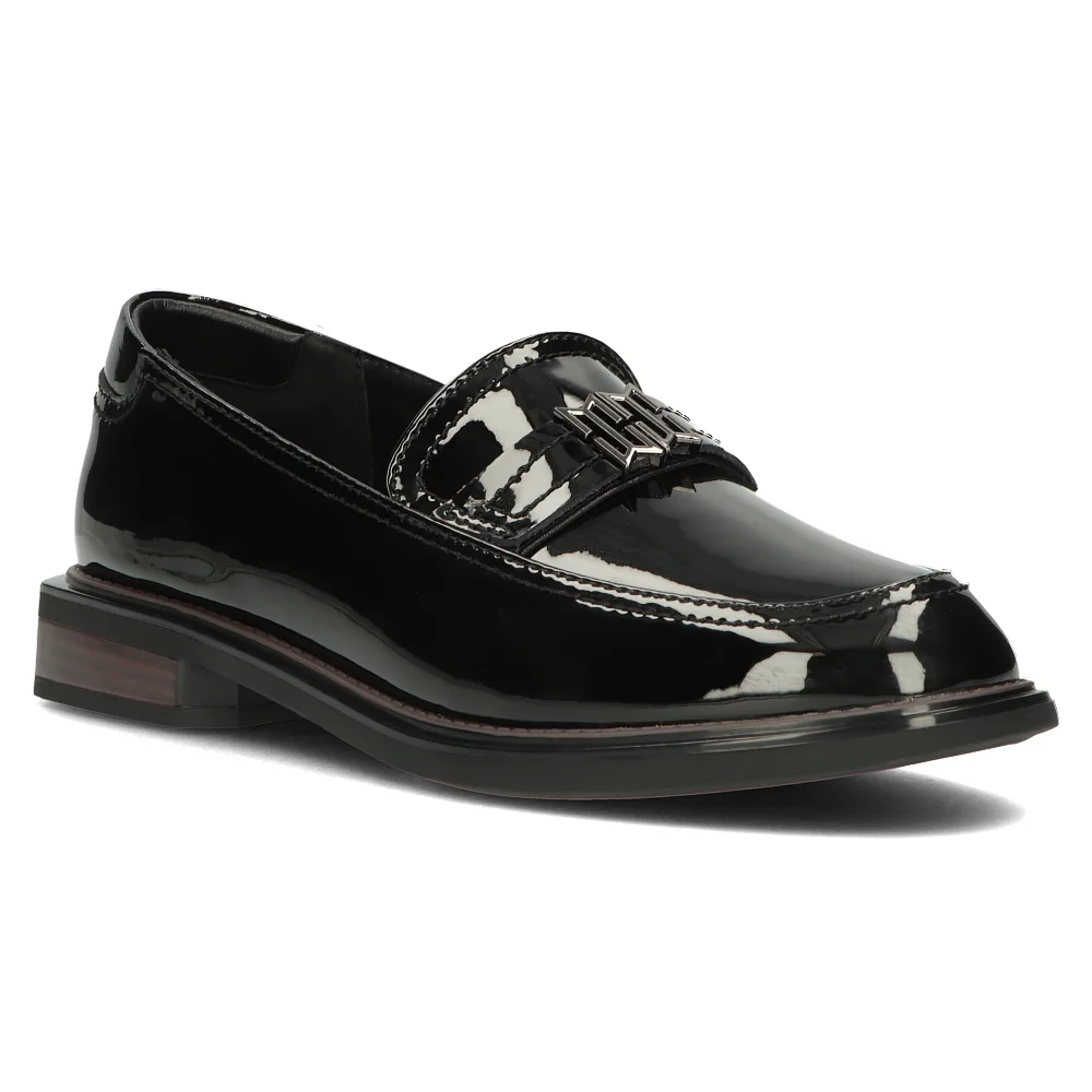 Pantofi dama din piele naturala neagra 14137 - Image 2