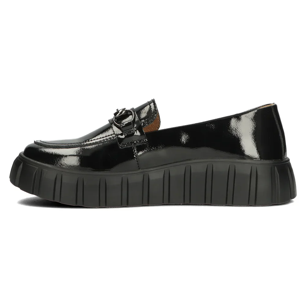 Pantofi dama din piele naturala neagra 14138 - Image 3