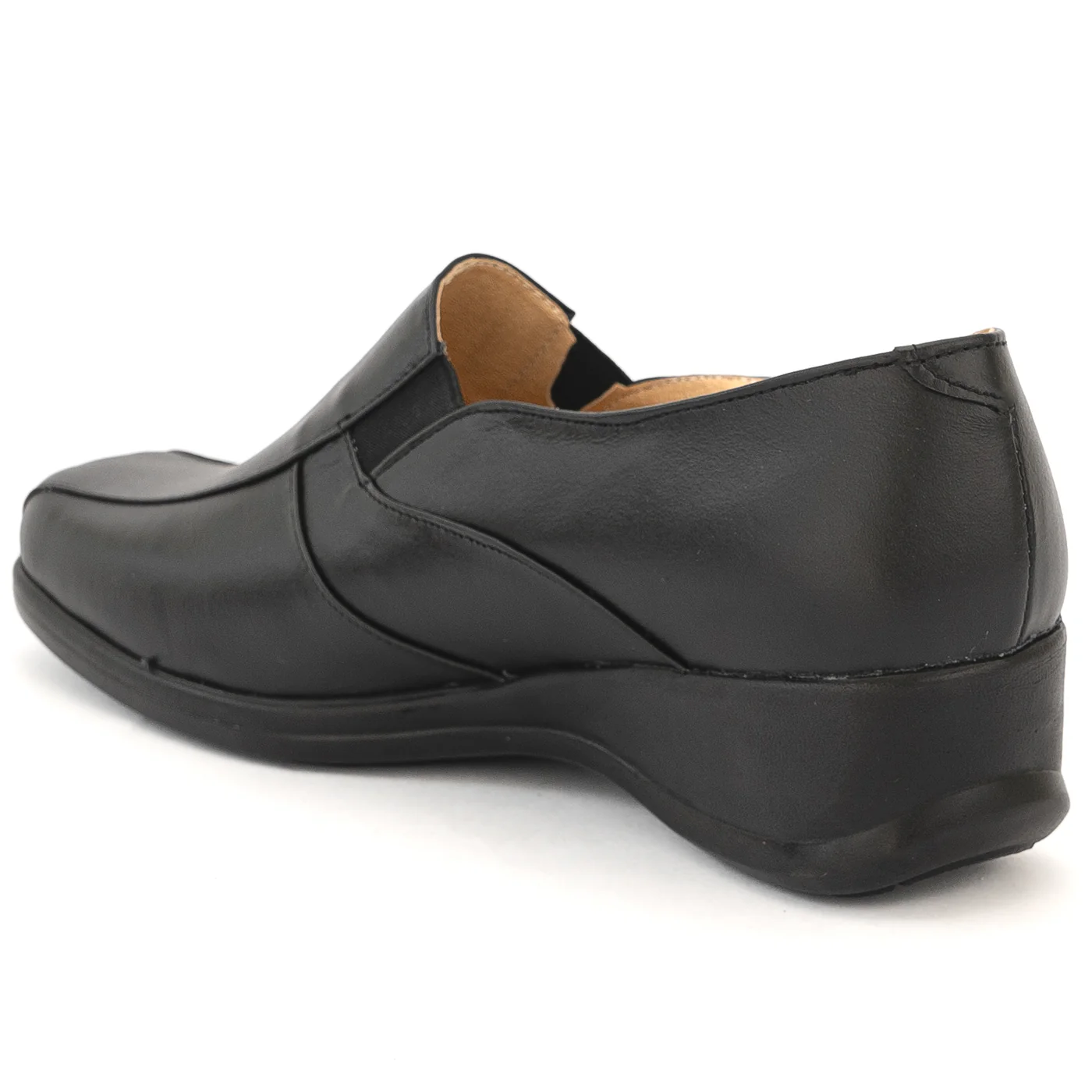 Pantofi dama din piele naturala neagra 14153 - Image 2