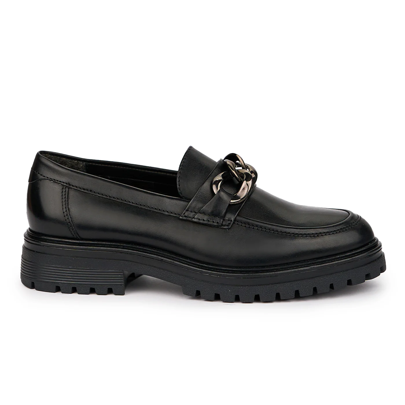 Pantofi dama din piele naturala neagra 14243