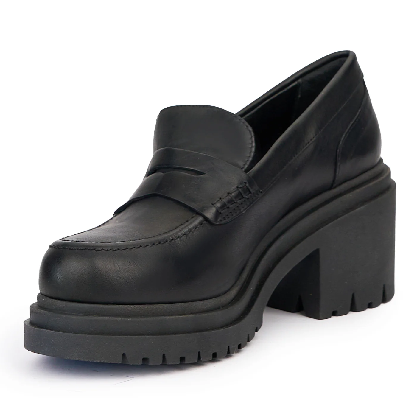 Pantofi dama din piele naturala neagra 14452 - Image 3