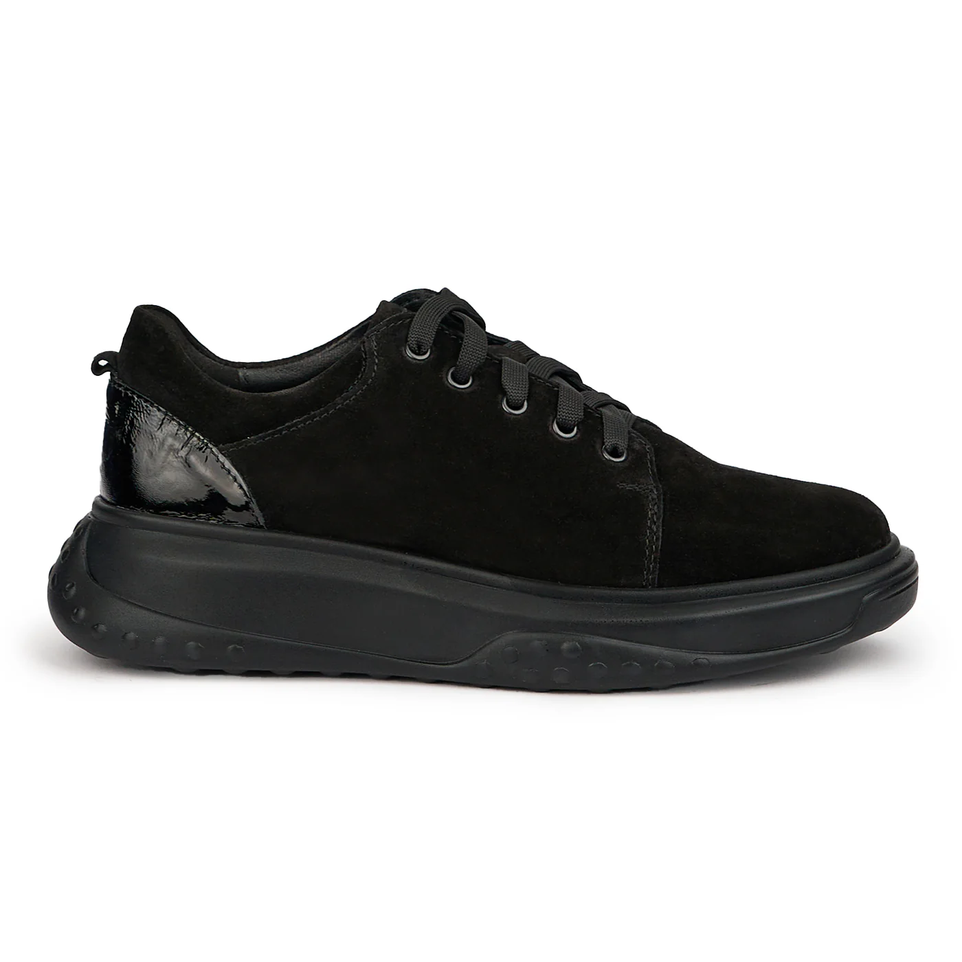 Pantofi dama din piele naturala neagra 14579