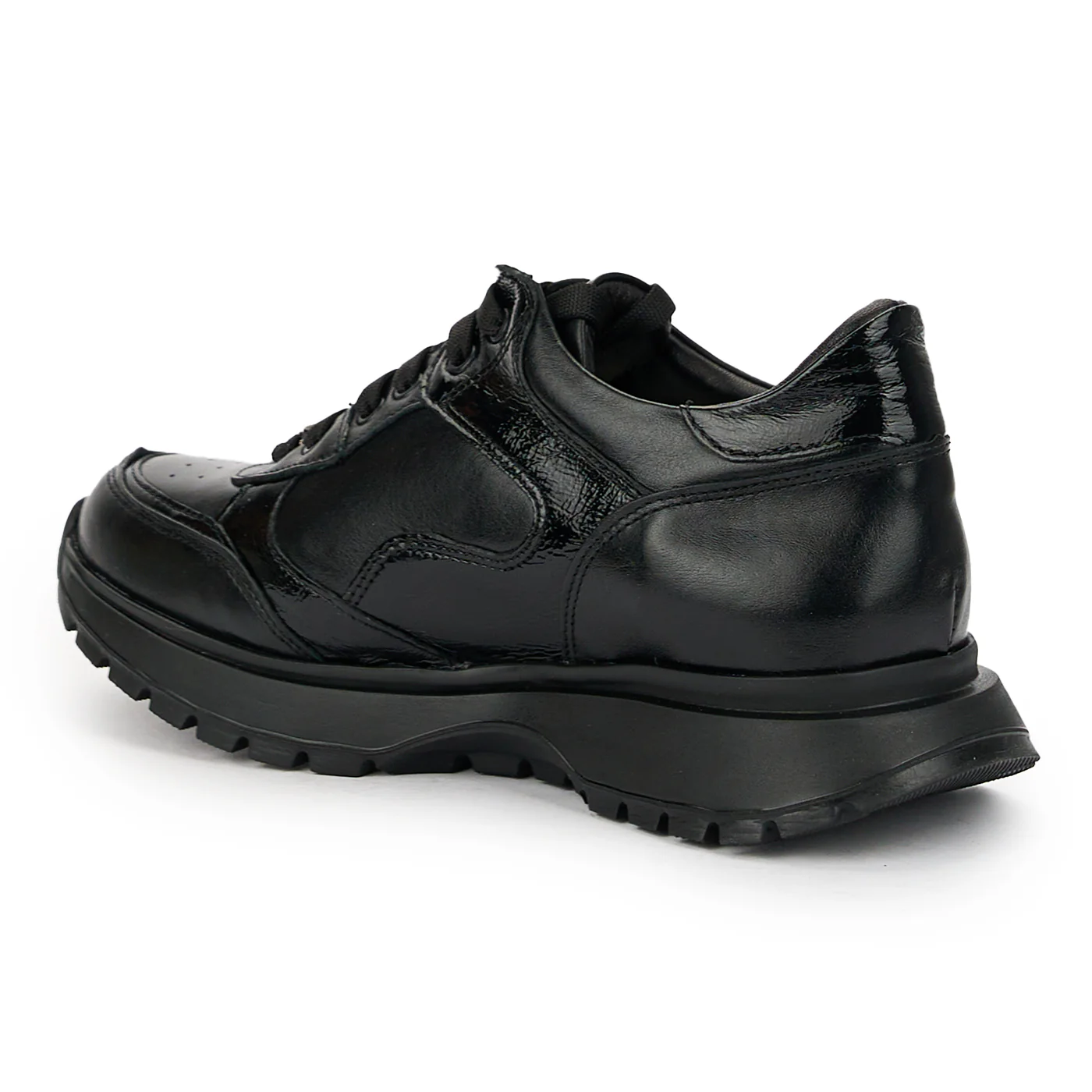 Pantofi dama din piele naturala neagra 14845 - Image 2
