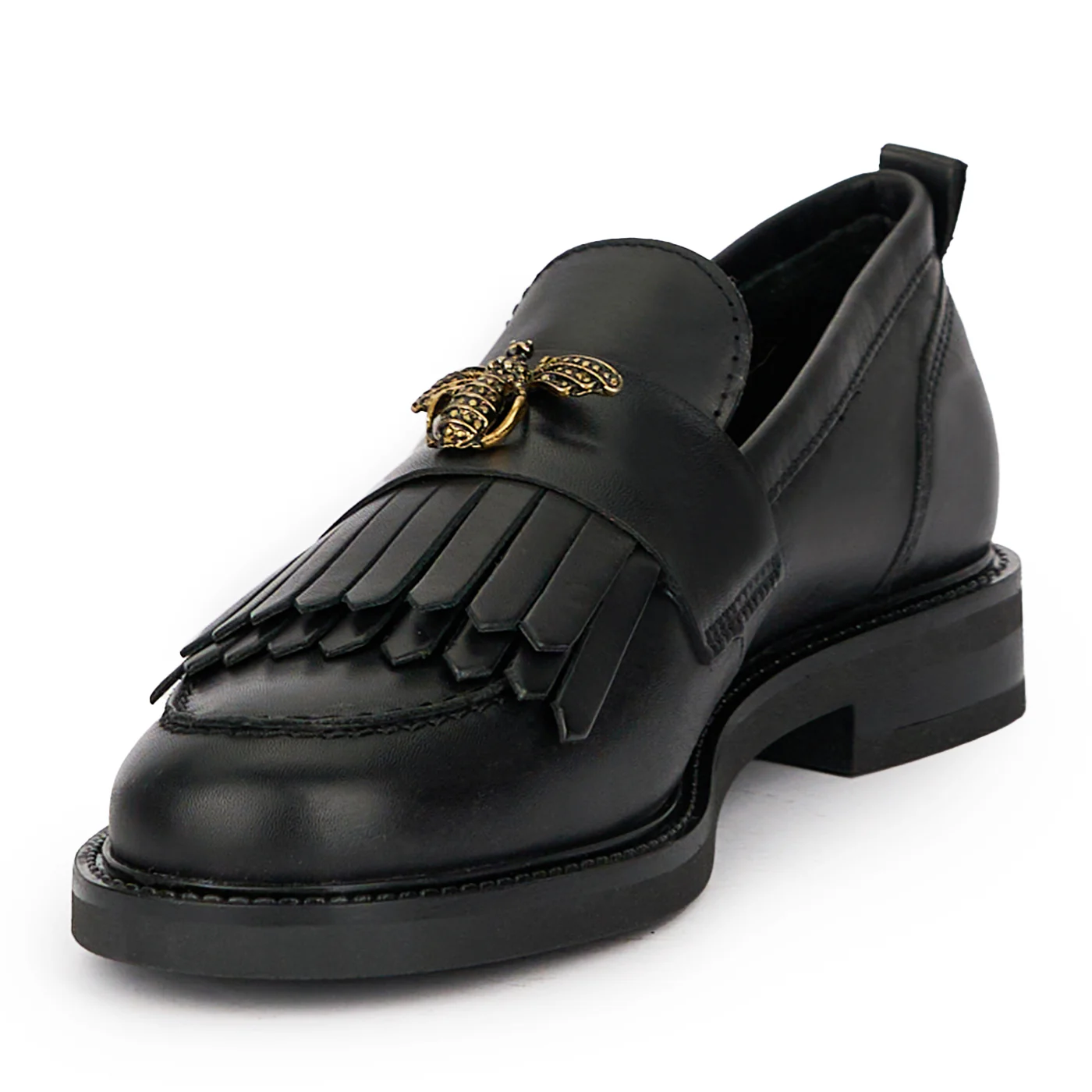 Pantofi dama din piele naturala neagra 14897 - Image 4