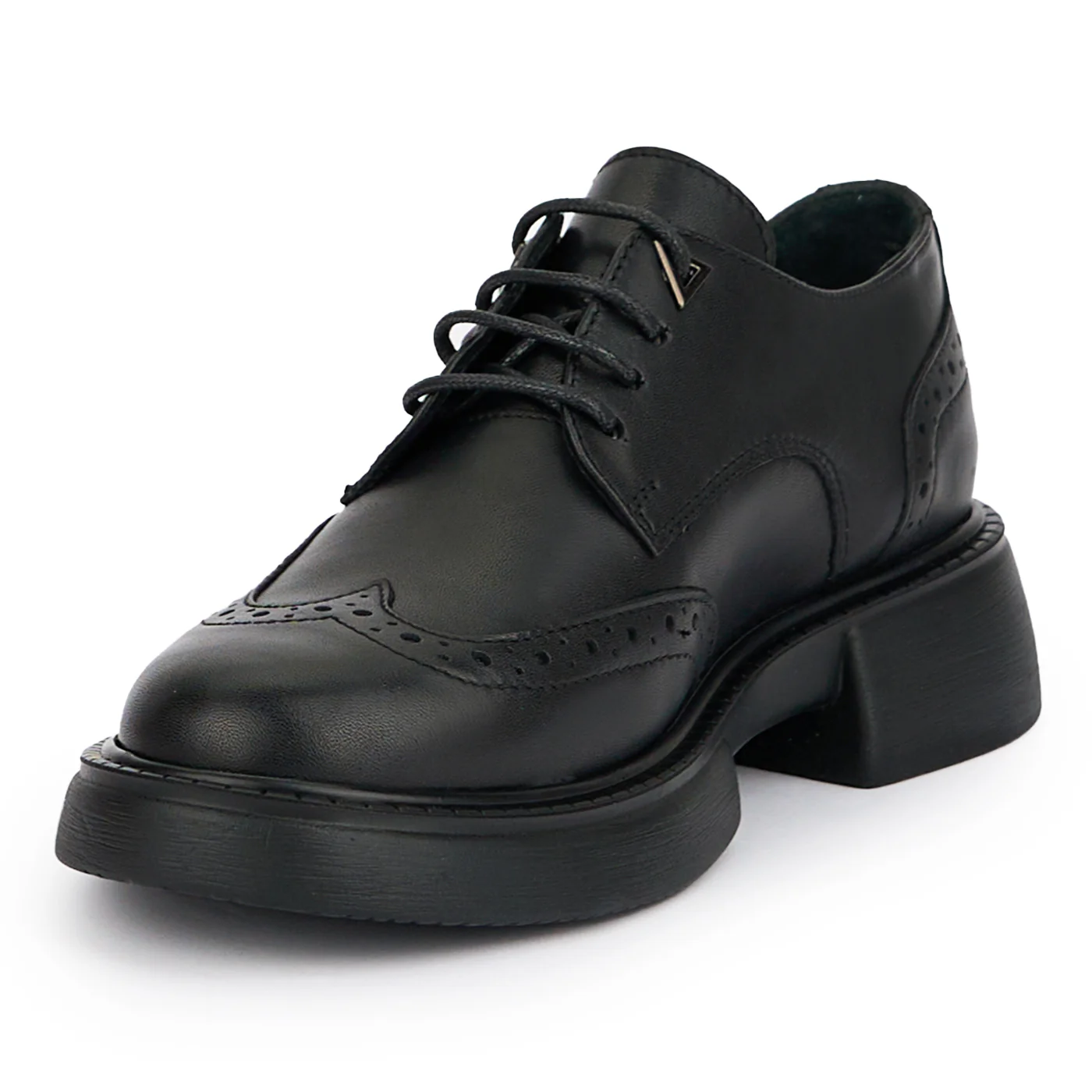 Pantofi dama din piele naturala neagra 15140 - Image 3
