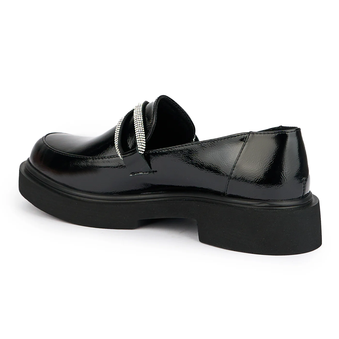Pantofi dama din piele naturala neagra 15158 - Image 2