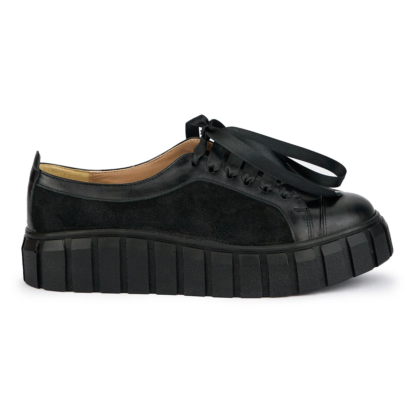 Pantofi dama din piele naturala neagra 15225