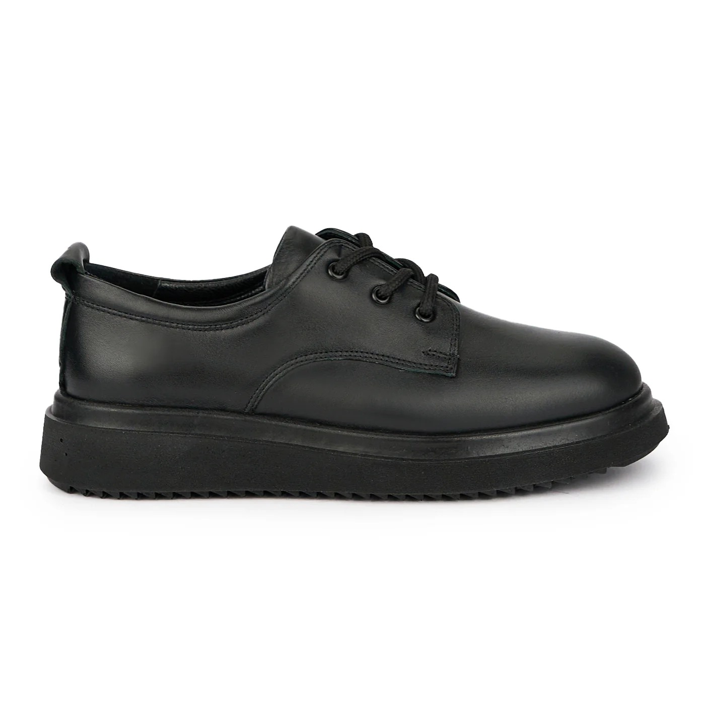 Pantofi dama din piele naturala neagra 15527