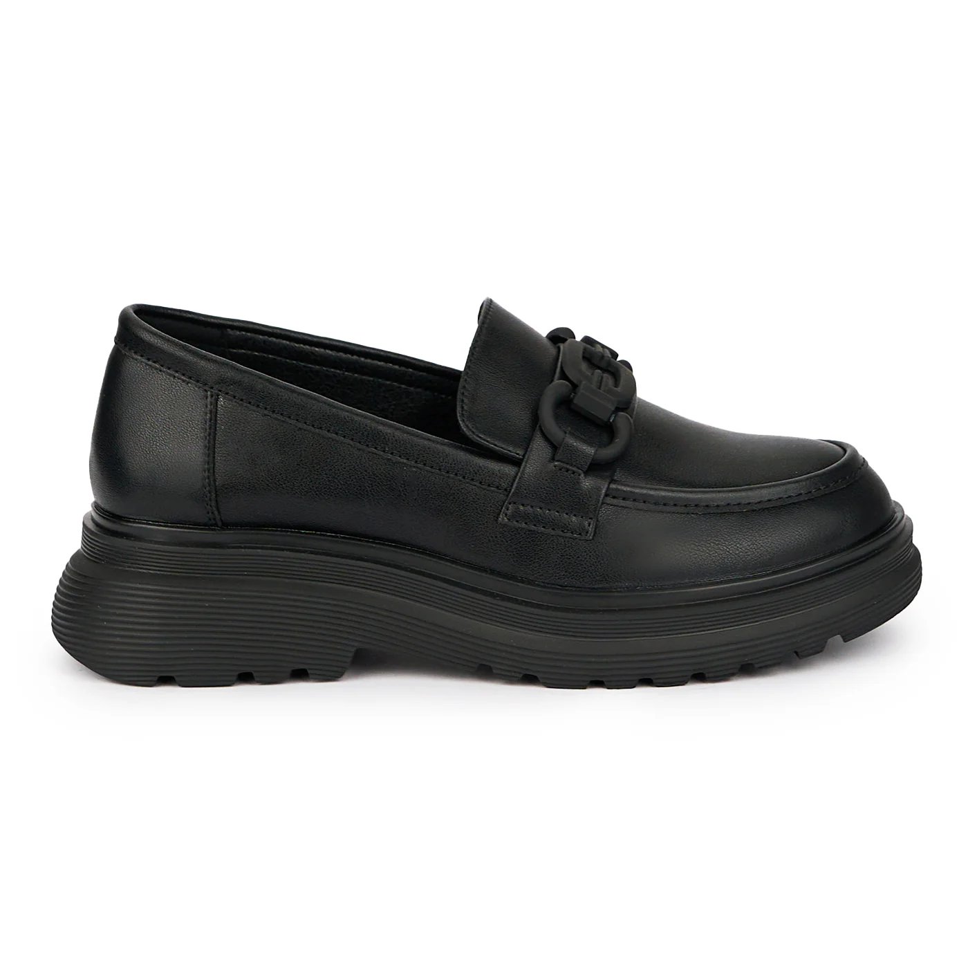 Pantofi dama din piele naturala neagra 15561