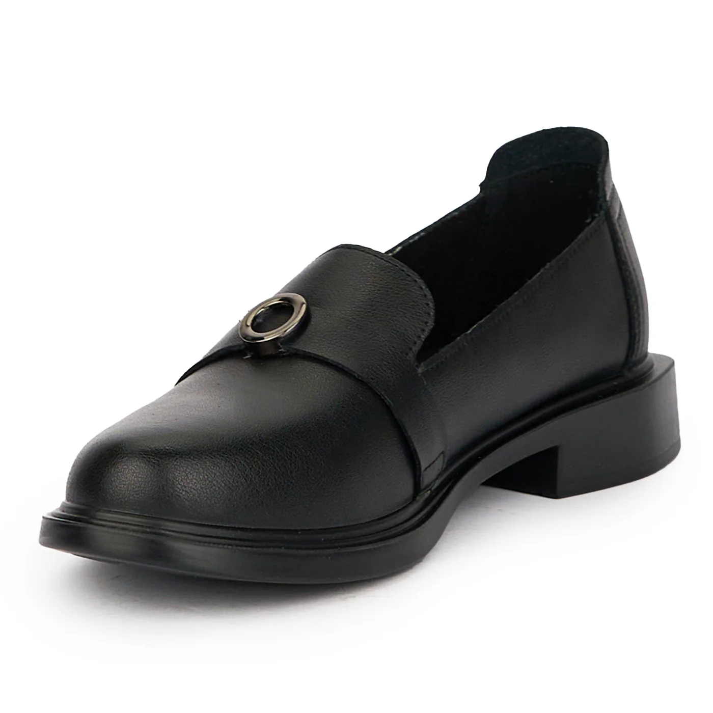 Pantofi dama din piele naturala neagra 15568 - Image 3