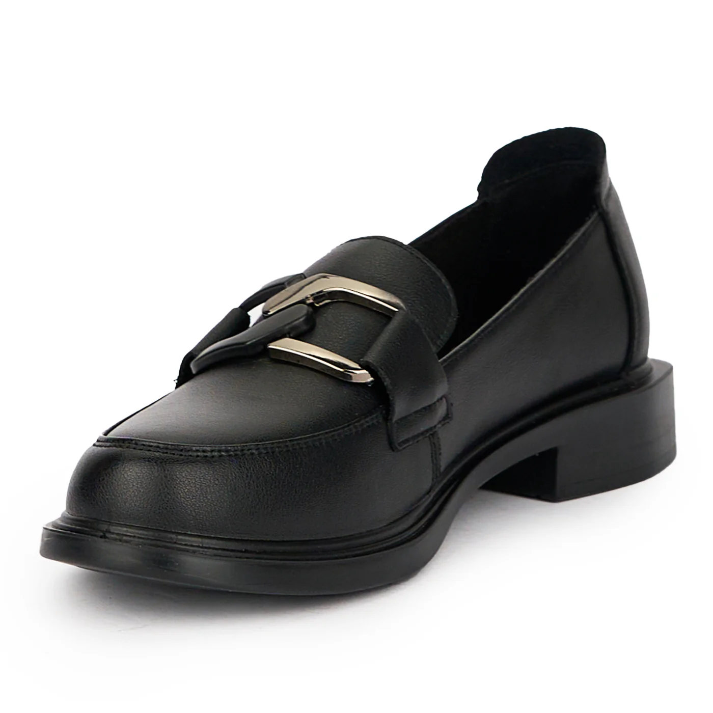 Pantofi dama din piele naturala neagra 15569 - Image 3