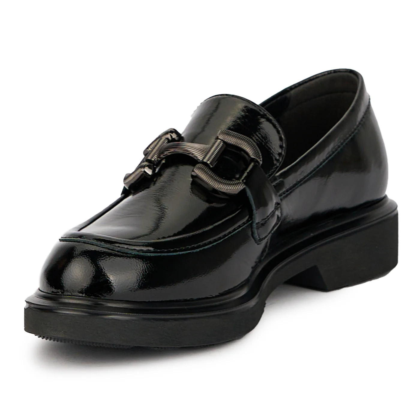 Pantofi dama din piele naturala neagra 15694 - Image 3