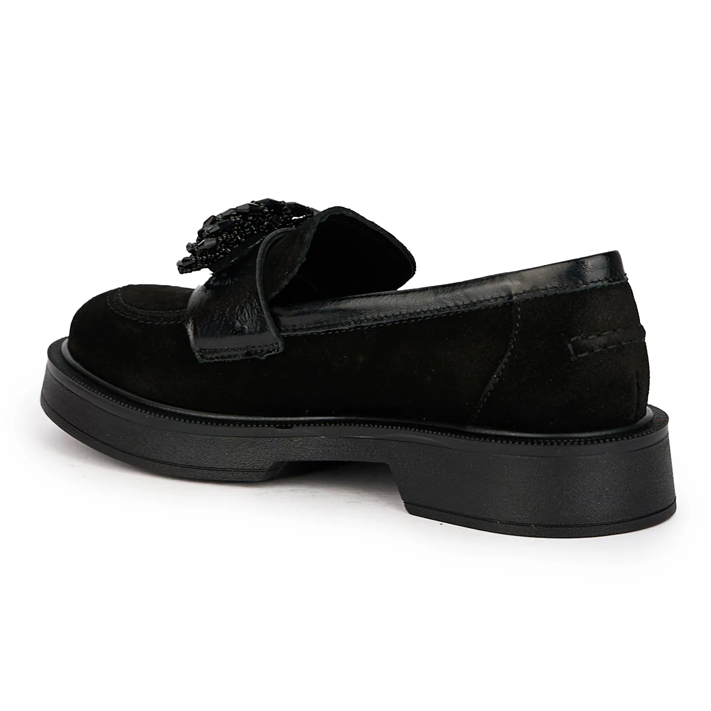 Pantofi dama din piele naturala neagra 15882 - Image 2