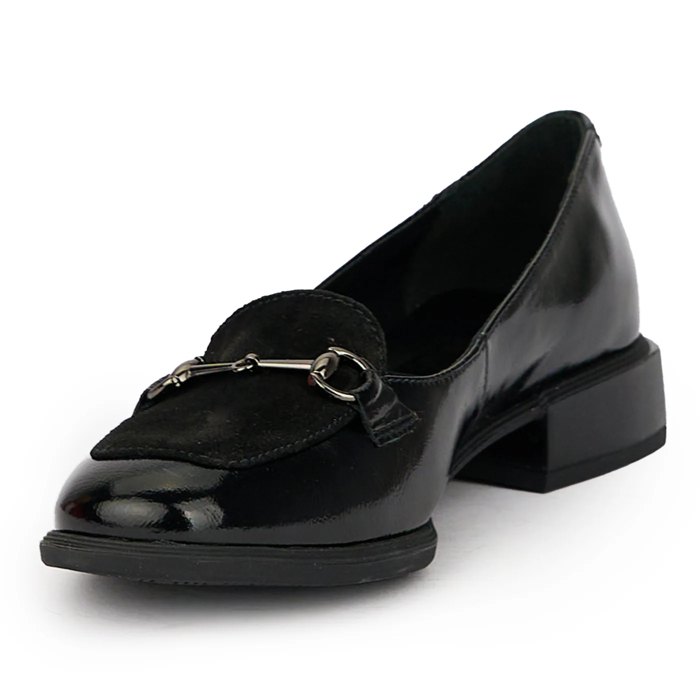 Pantofi dama din piele naturala neagra 16075 - Image 3