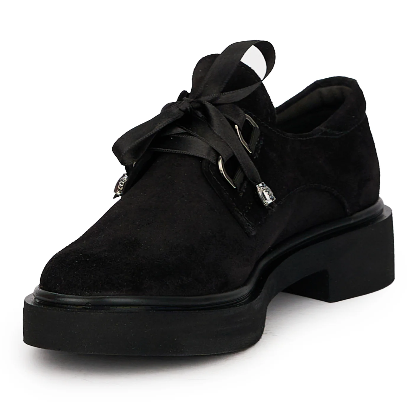 Pantofi dama din piele naturala neagra 16076 - Image 3