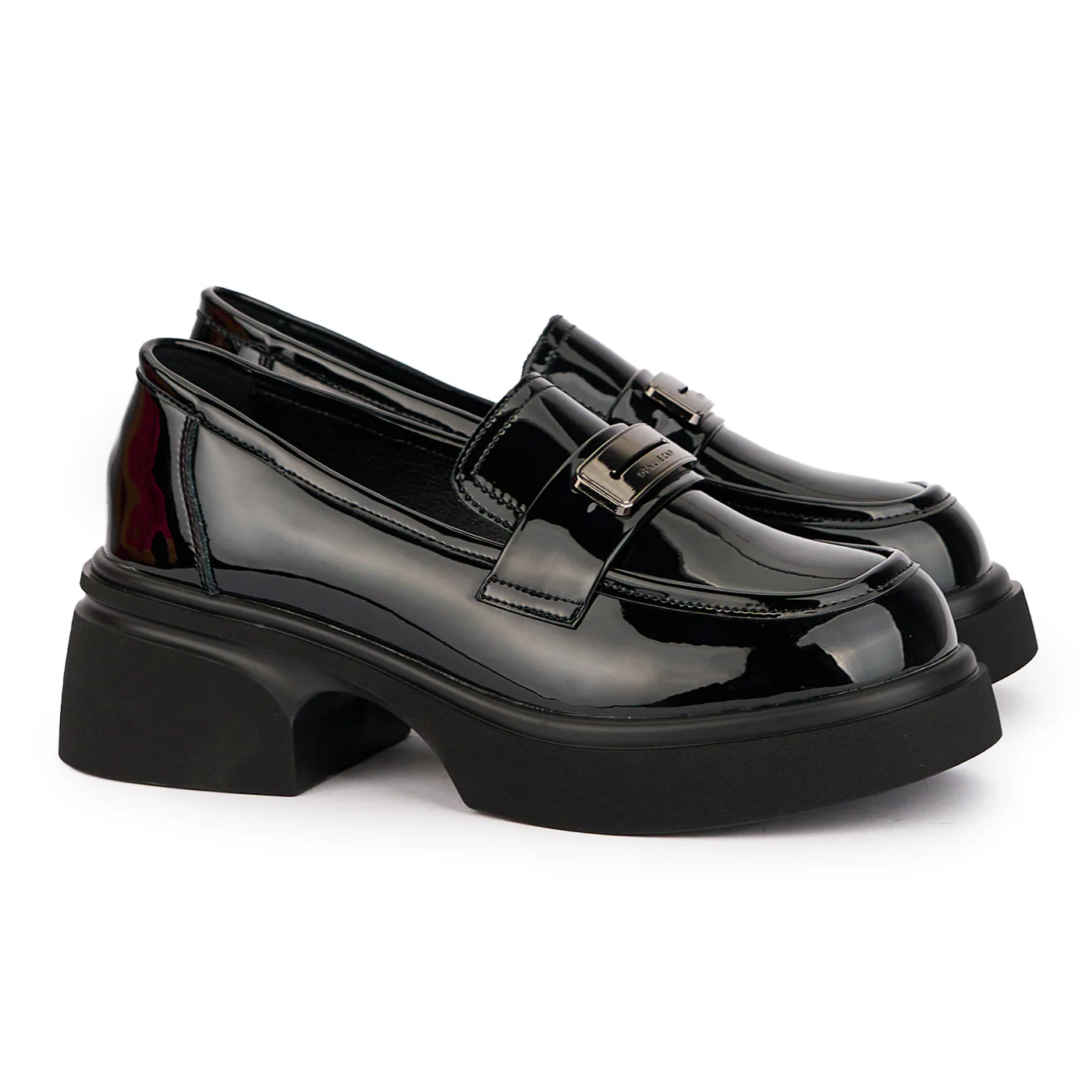 Pantofi dama din piele naturala neagra 16837