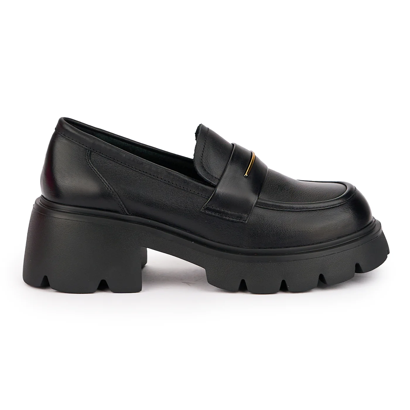Pantofi dama din piele naturala neagra 16838 - Image 3