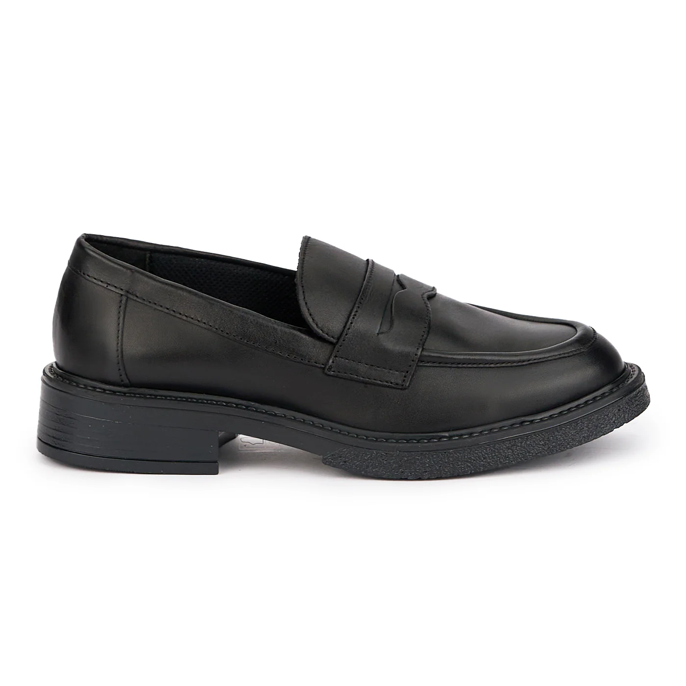 Pantofi dama din piele naturala neagra 16936