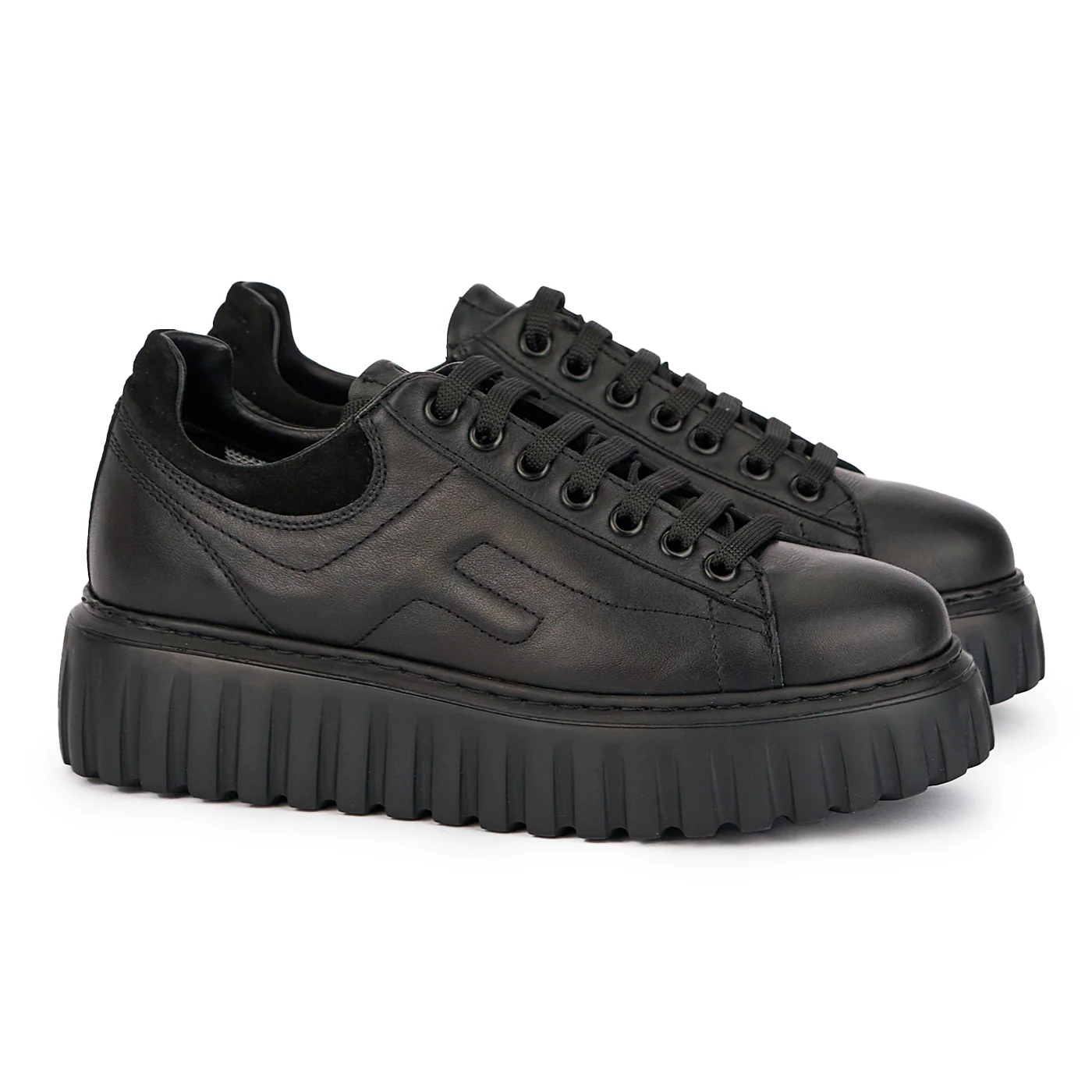 Pantofi dama din piele naturala neagra 16941