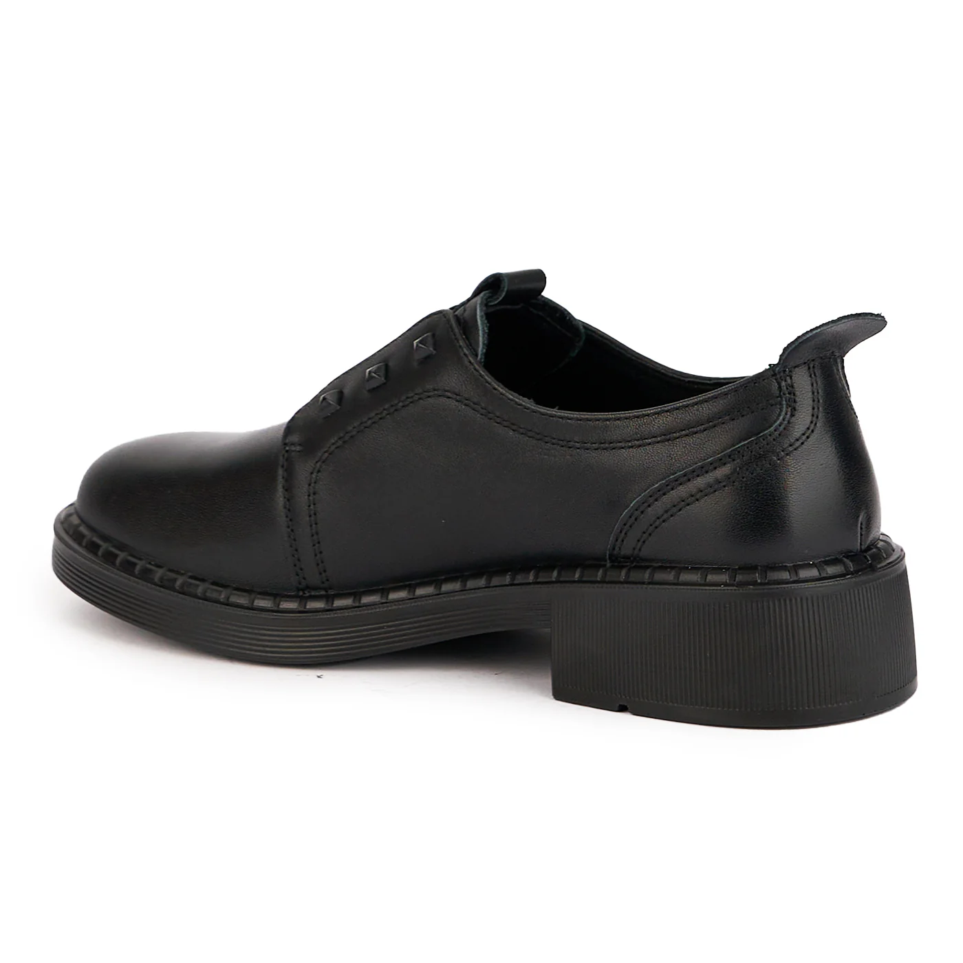 Pantofi dama din piele naturala neagra 16992 - Image 2