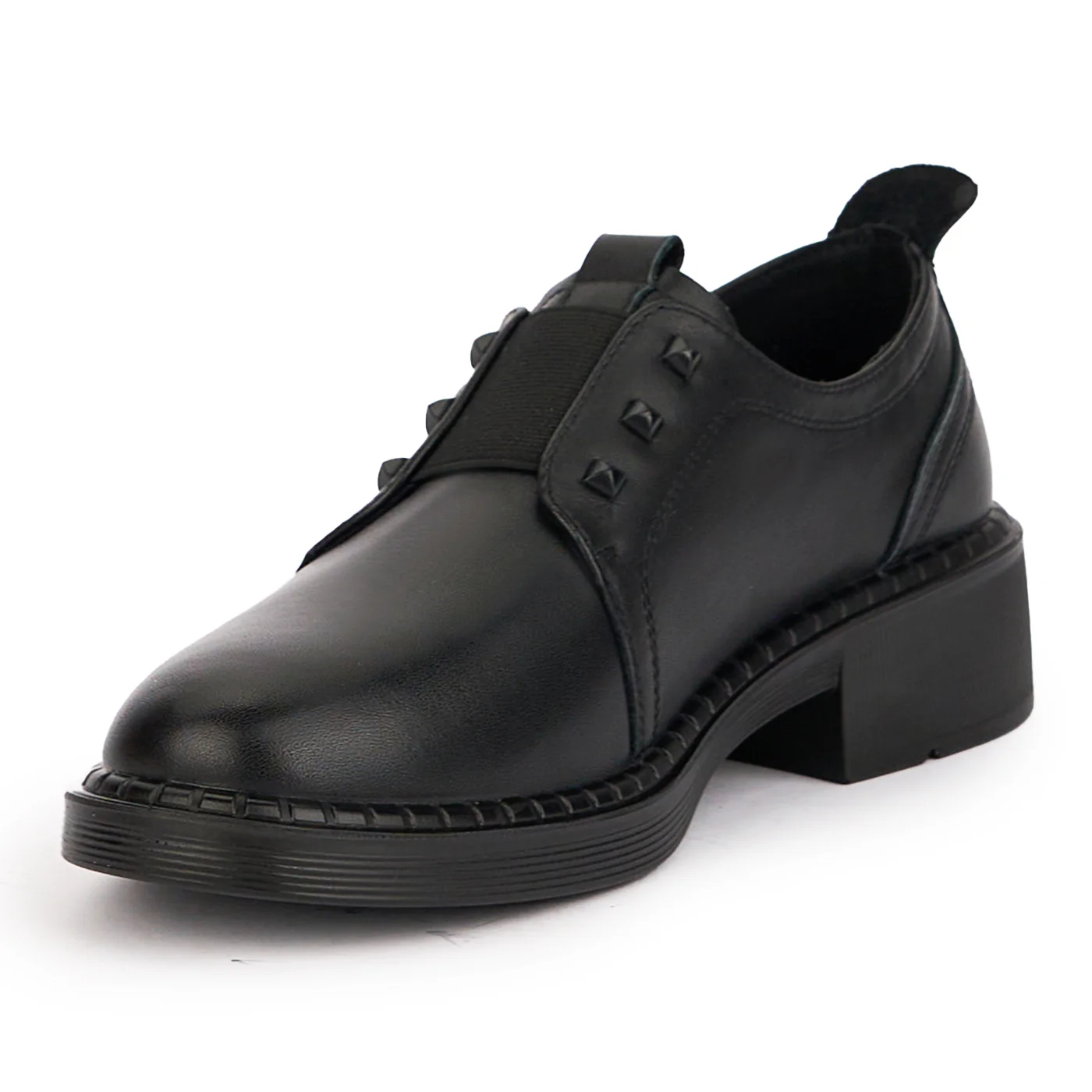 Pantofi dama din piele naturala neagra 16992 - Image 3
