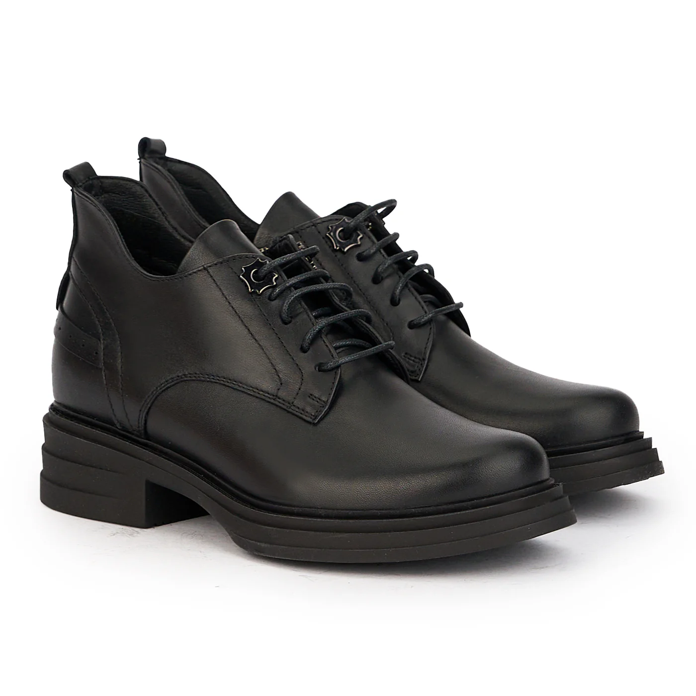 Pantofi dama din piele naturala neagra 17060 - Image 4