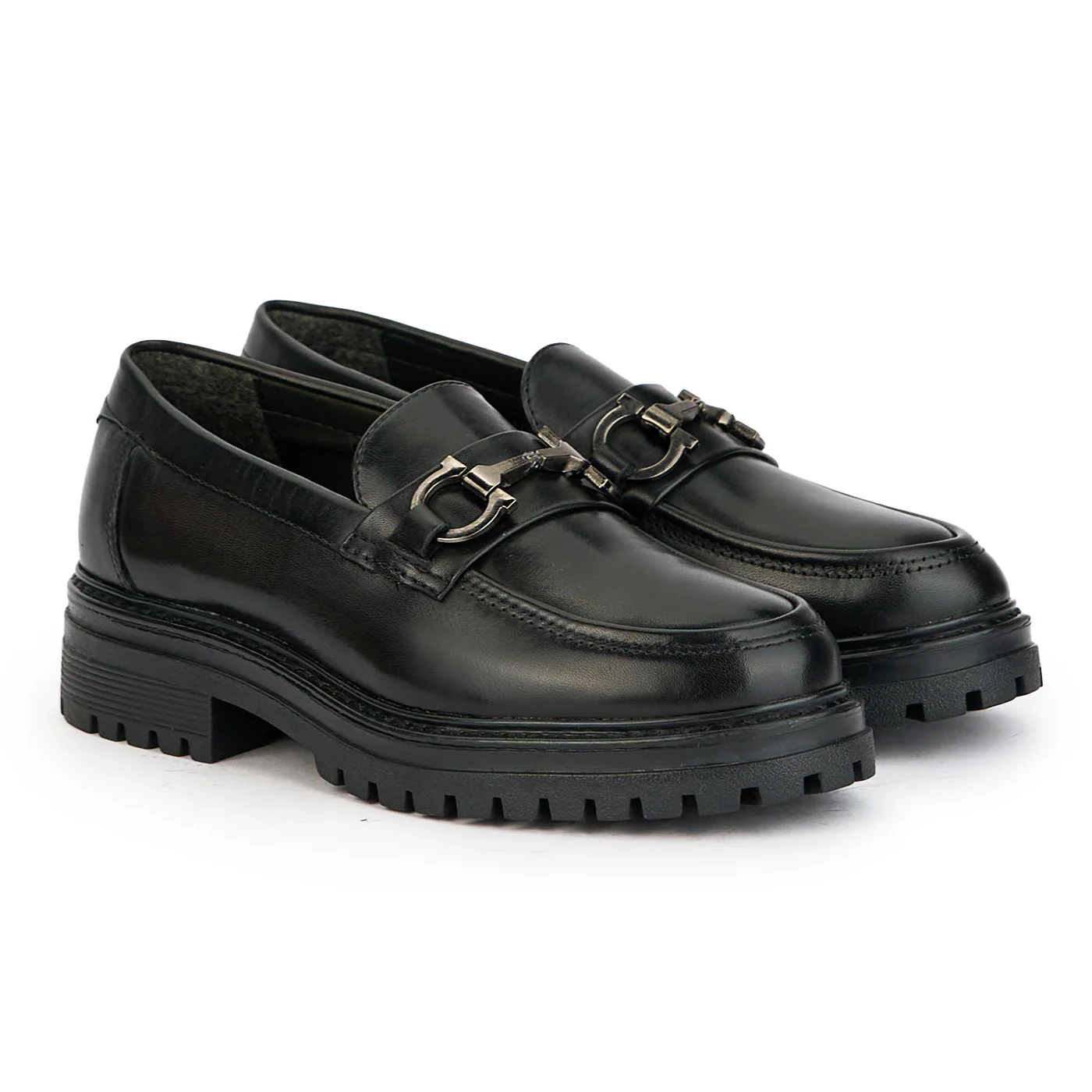 Pantofi dama din piele naturala neagra 17225