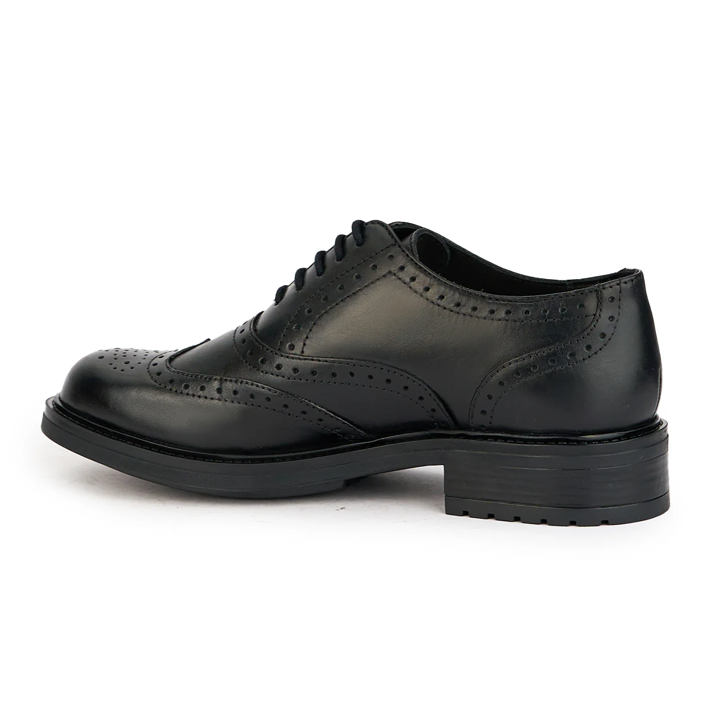 Pantofi dama din piele naturala neagra 17226 - Image 2