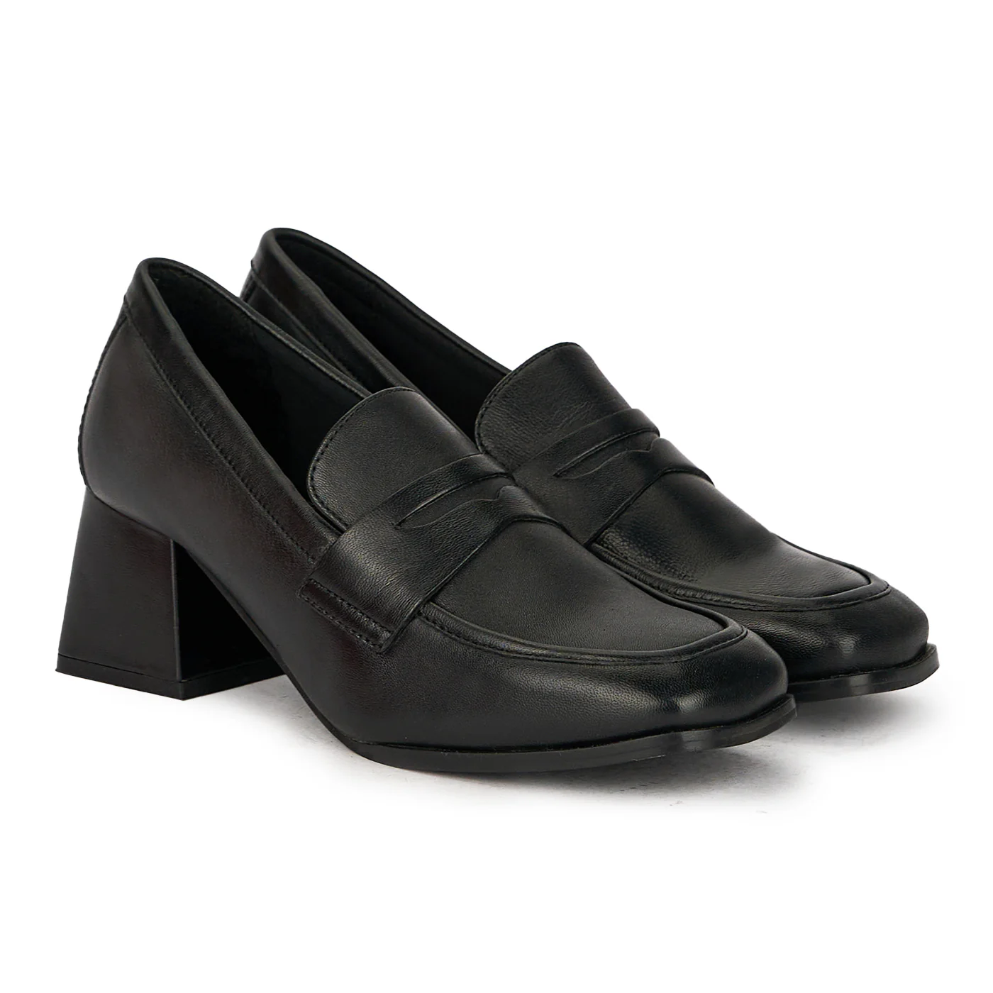 Pantofi dama din piele naturala neagra 17435 - Image 4