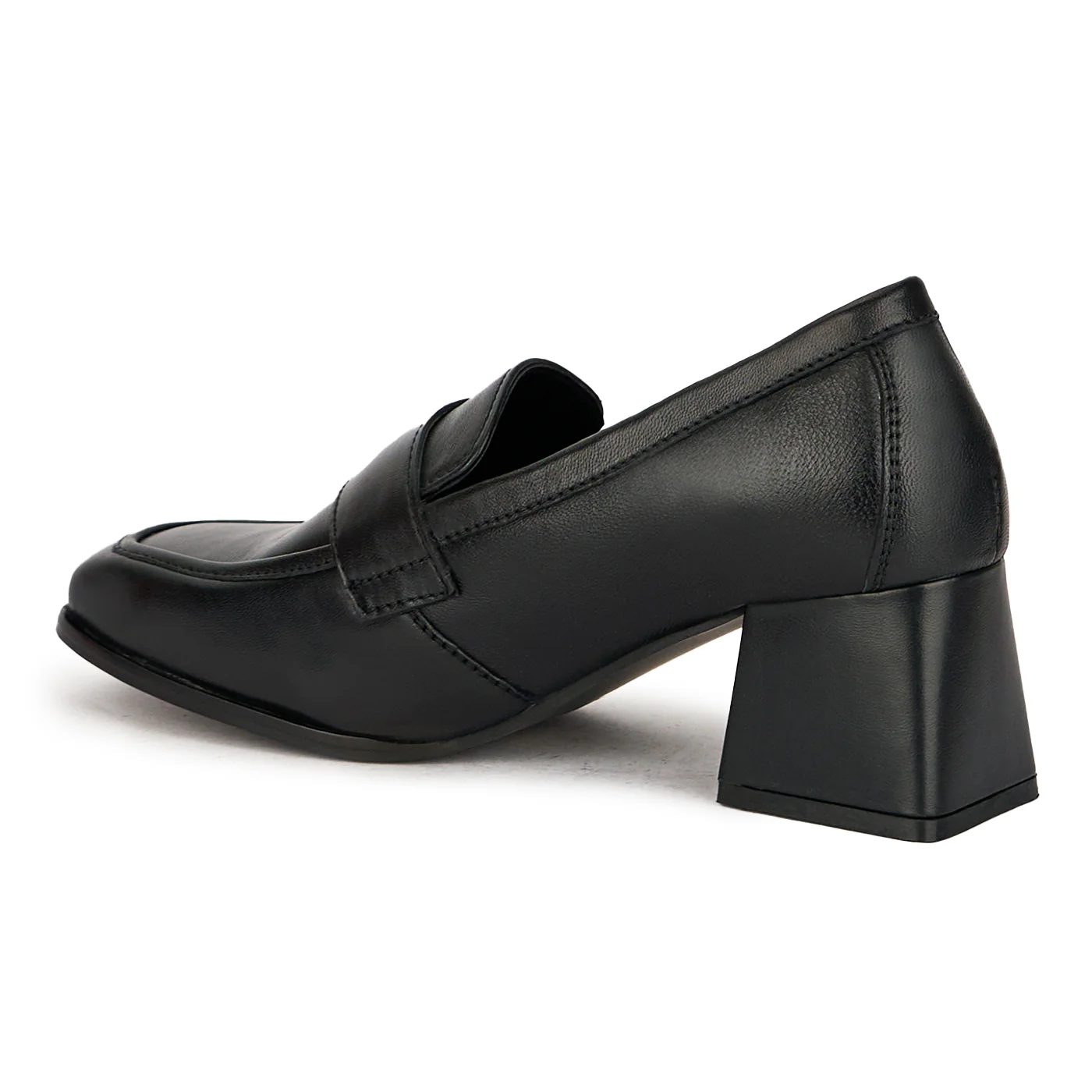 Pantofi dama din piele naturala neagra 17436 - Image 2