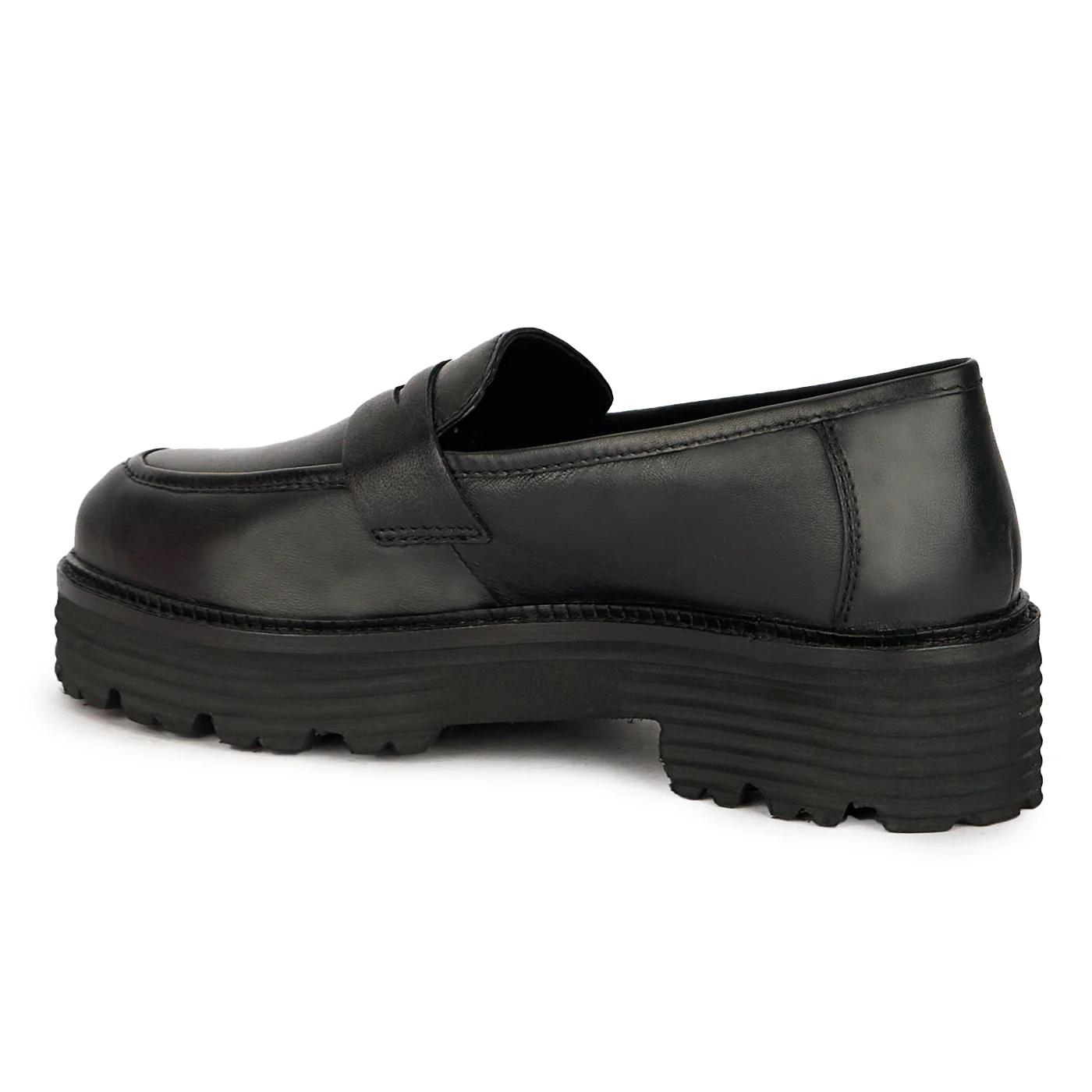 Pantofi dama din piele naturala neagra 17438 - Image 2