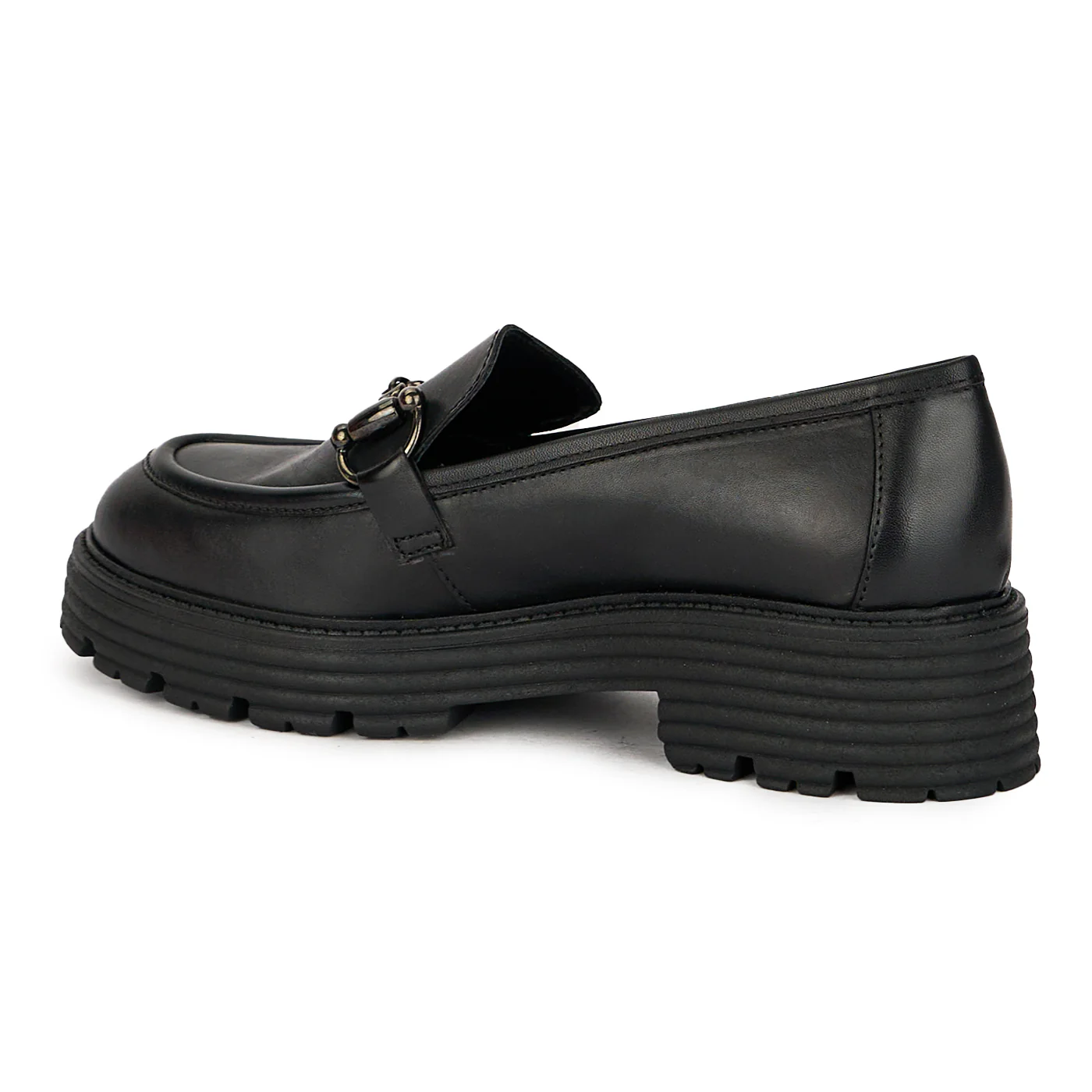 Pantofi dama din piele naturala neagra 17446 - Image 2