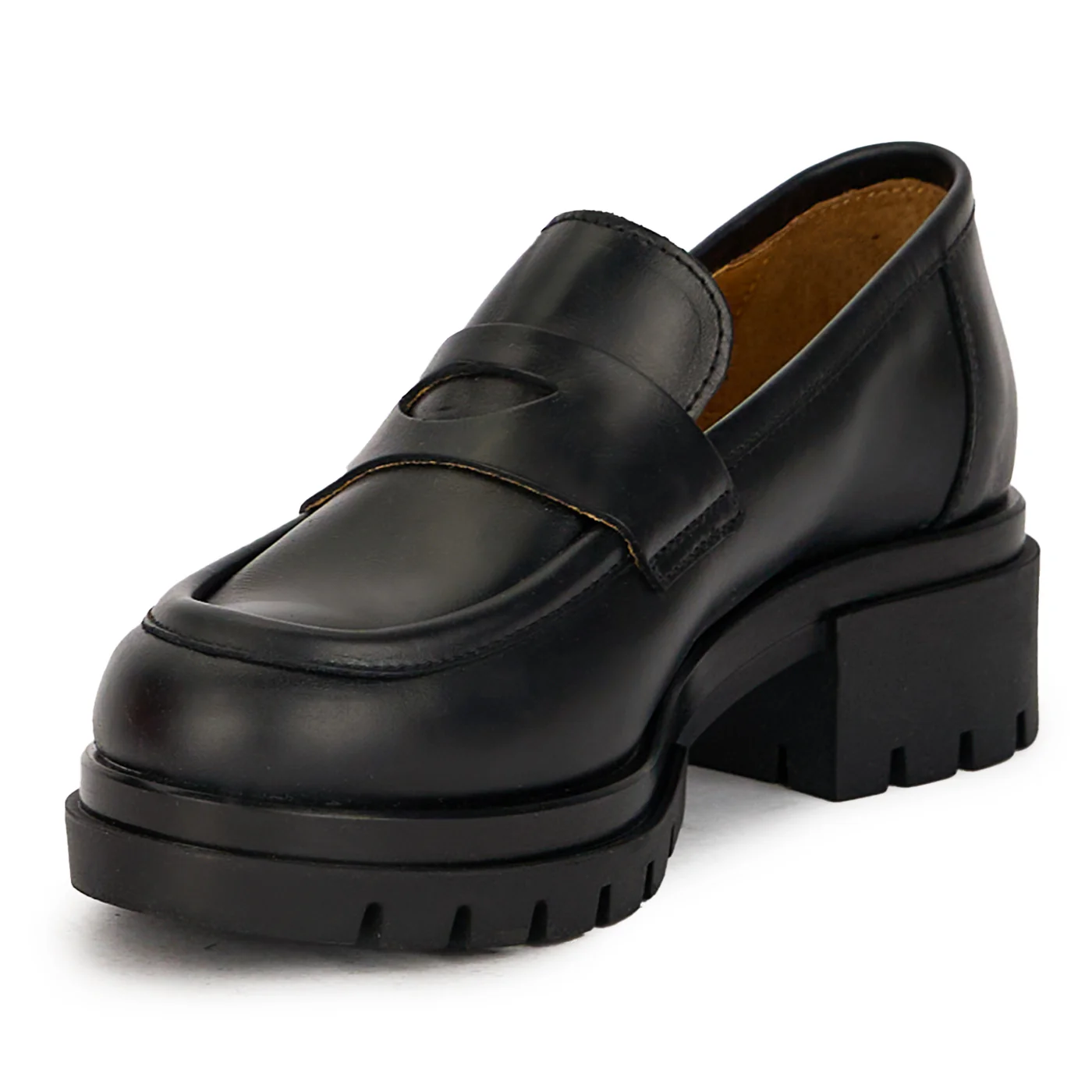 Pantofi dama din piele naturala neagra 17447 - Image 4