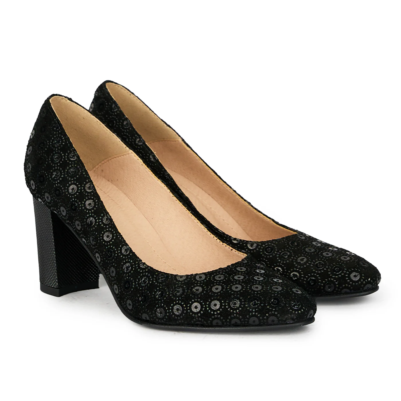 Pantofi dama din piele naturala neagra 17618 - Image 4