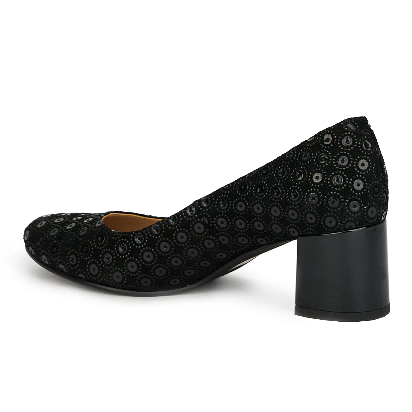Pantofi dama din piele naturala neagra 17632 - Image 2