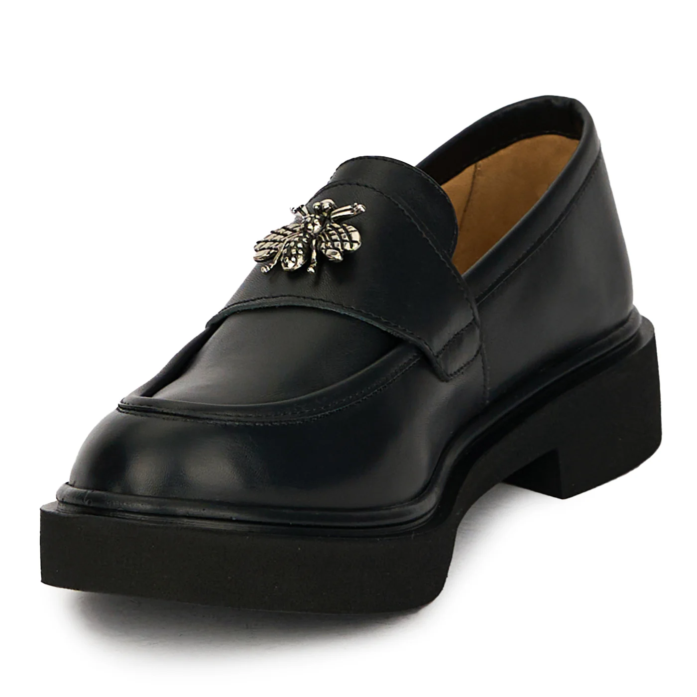 Pantofi dama din piele naturala neagra 17848 - Image 3