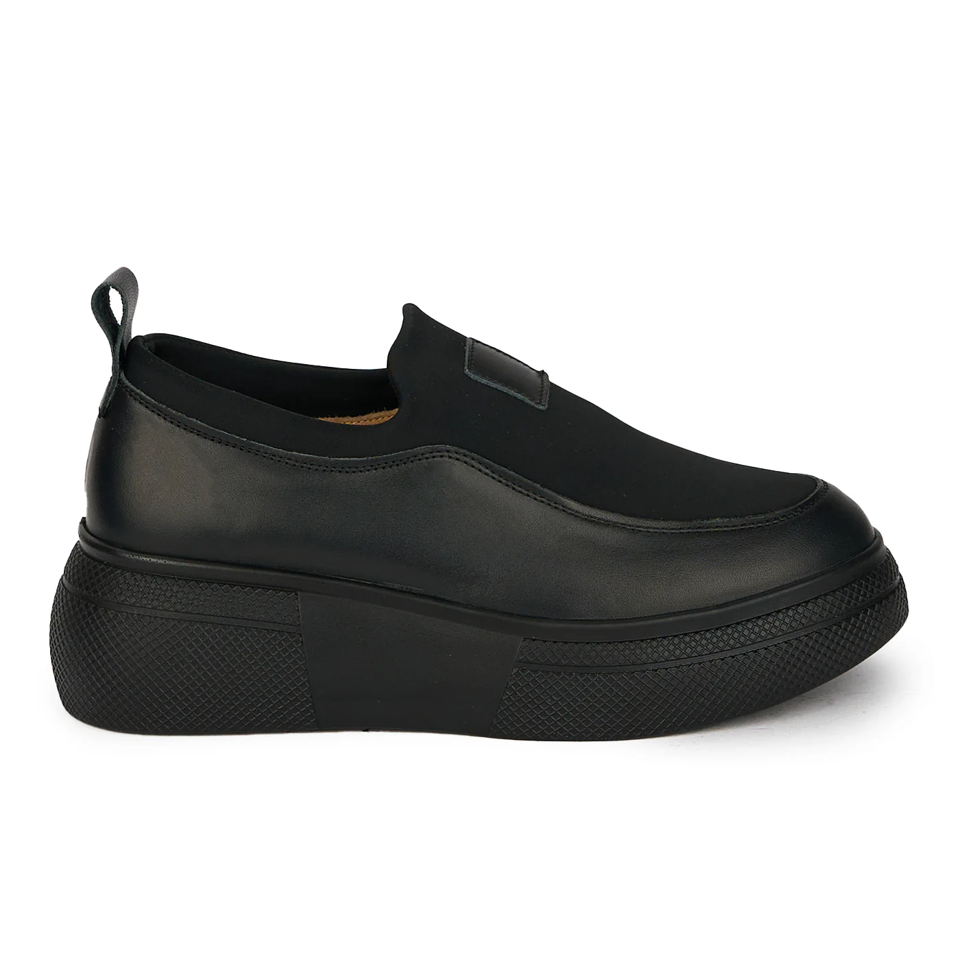 Pantofi dama din piele naturala neagra 17849