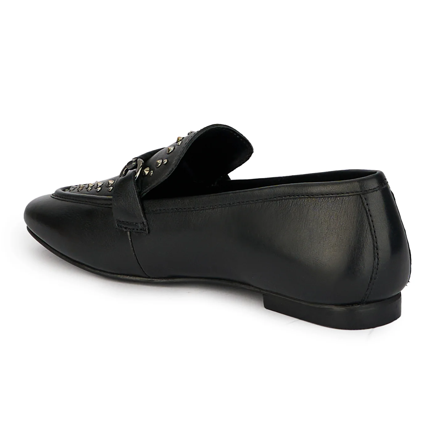 Pantofi dama din piele naturala neagra 18023 - Image 2