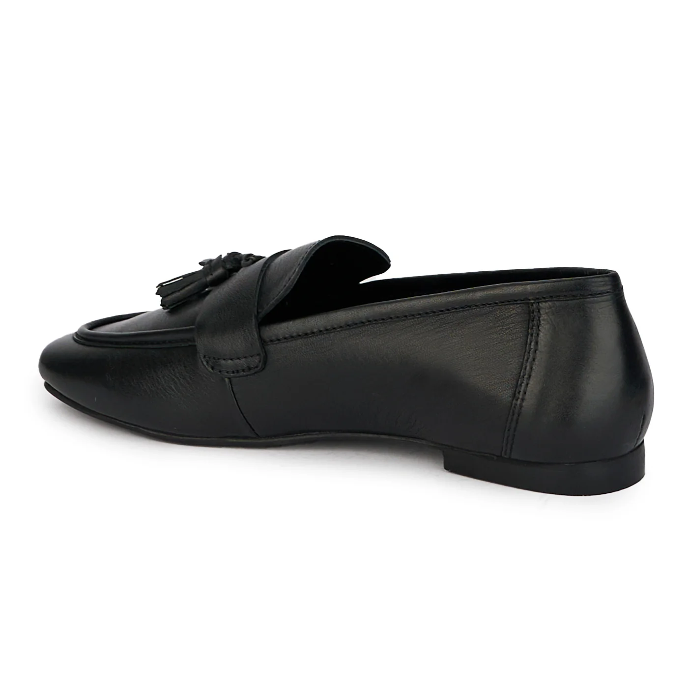 Pantofi dama din piele naturala neagra 18026 - Image 2