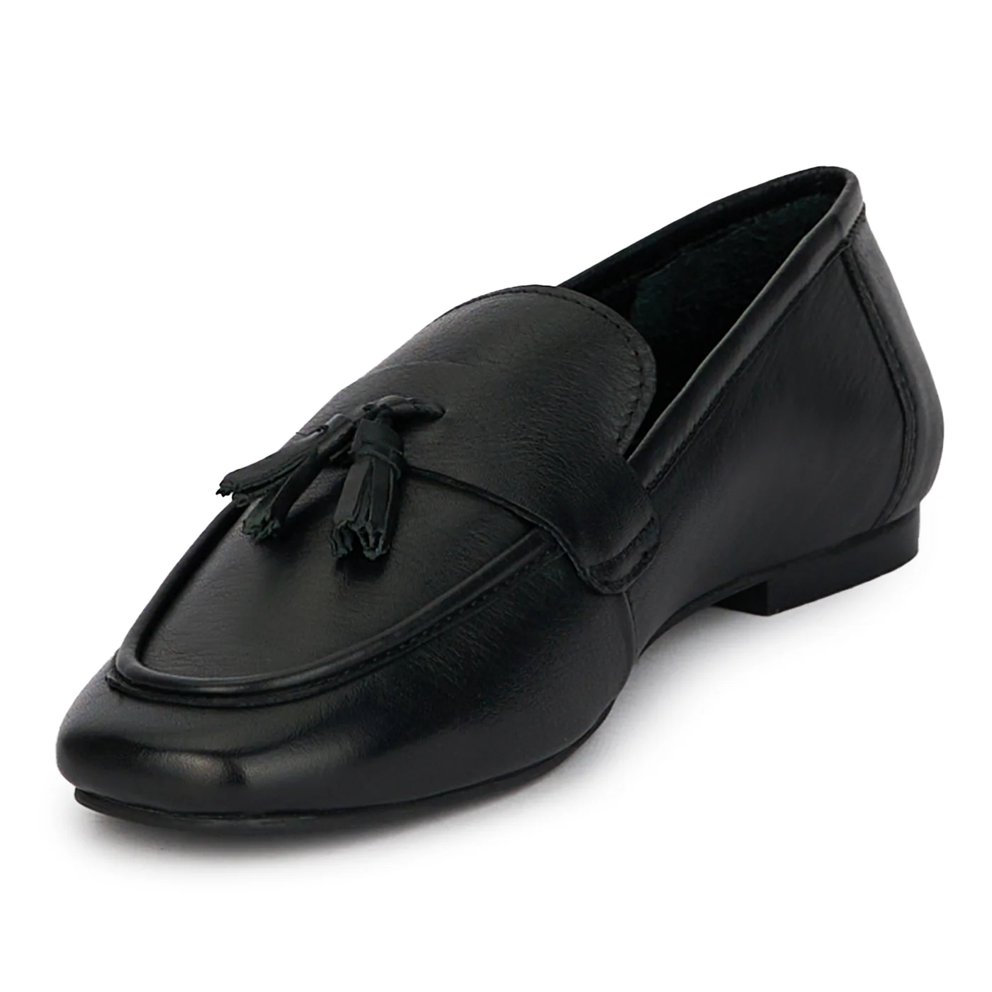 Pantofi dama din piele naturala neagra 18026 - Image 3