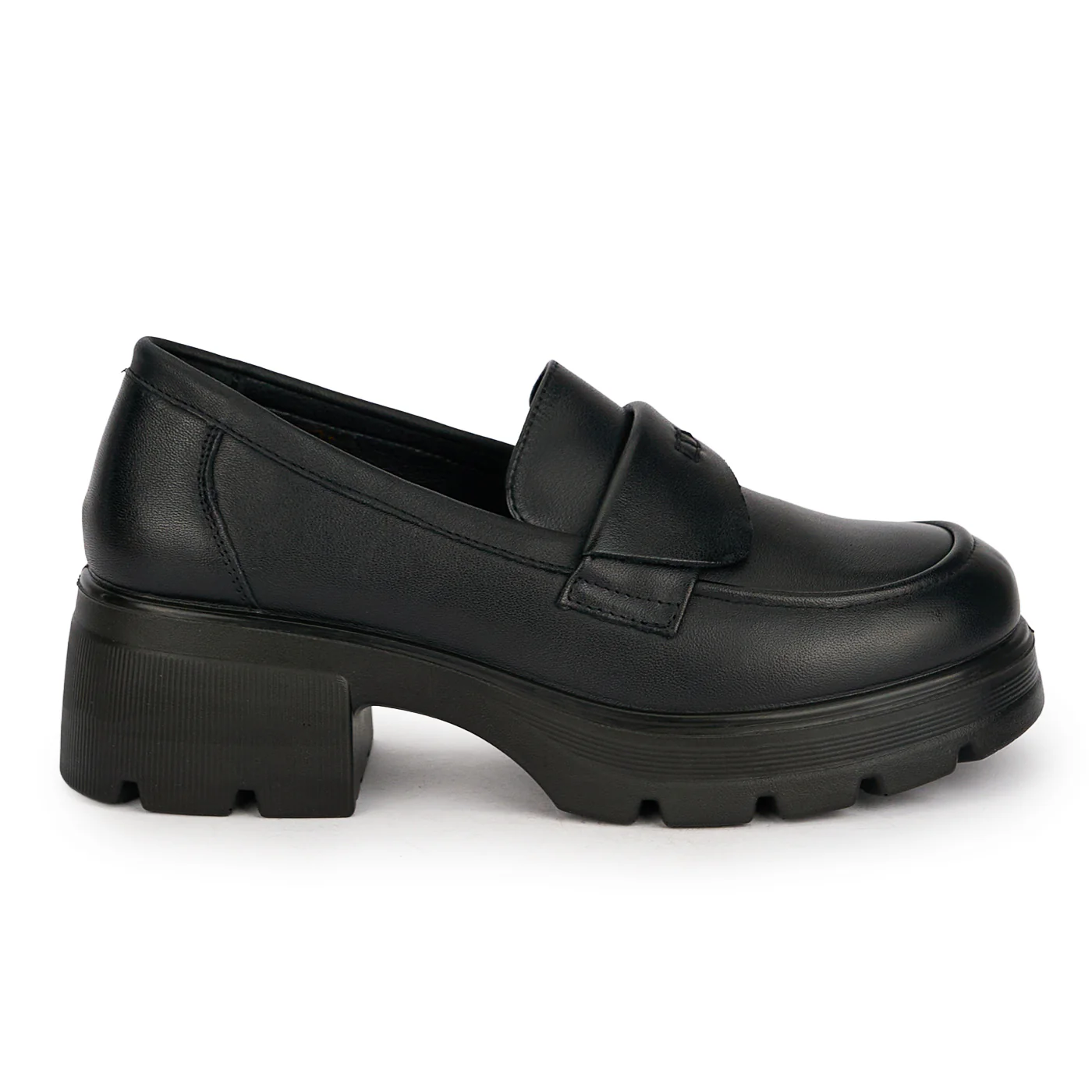 Pantofi dama din piele naturala neagra 19014