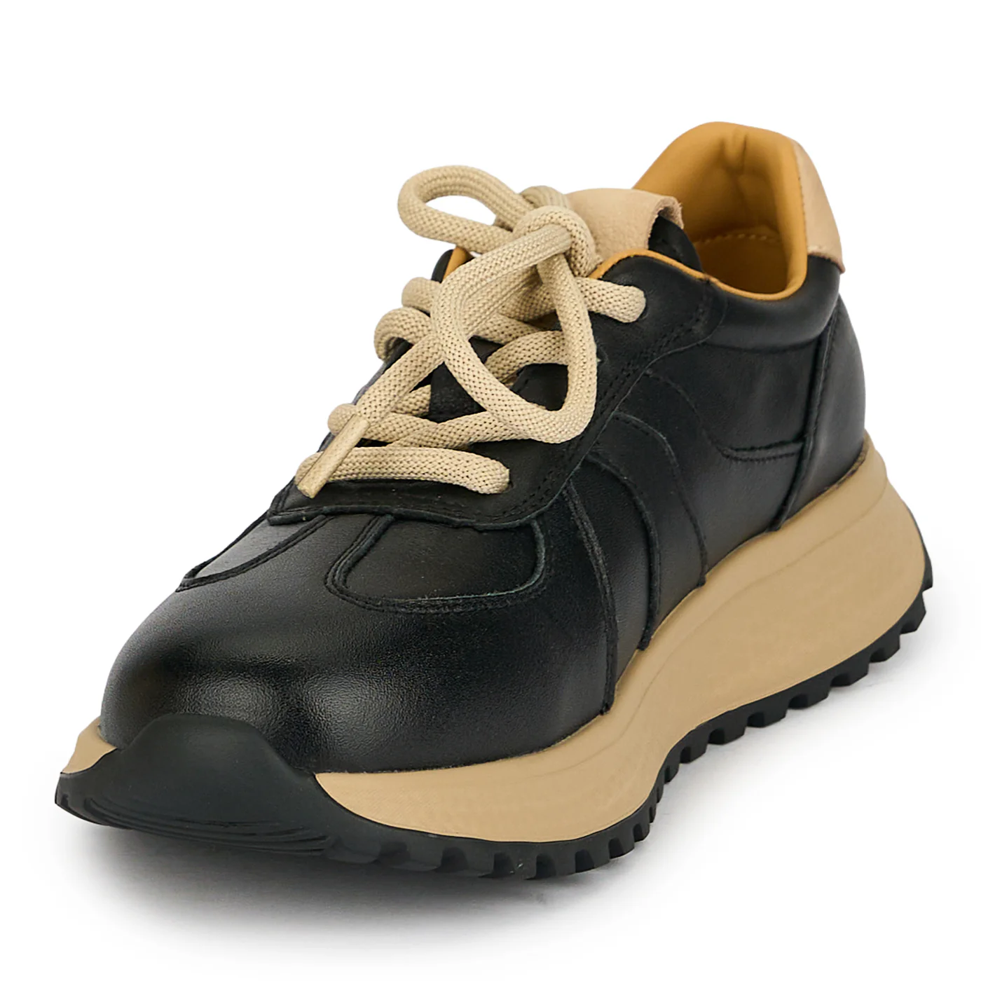 Pantofi dama din piele naturala neagra 19268 - Image 3