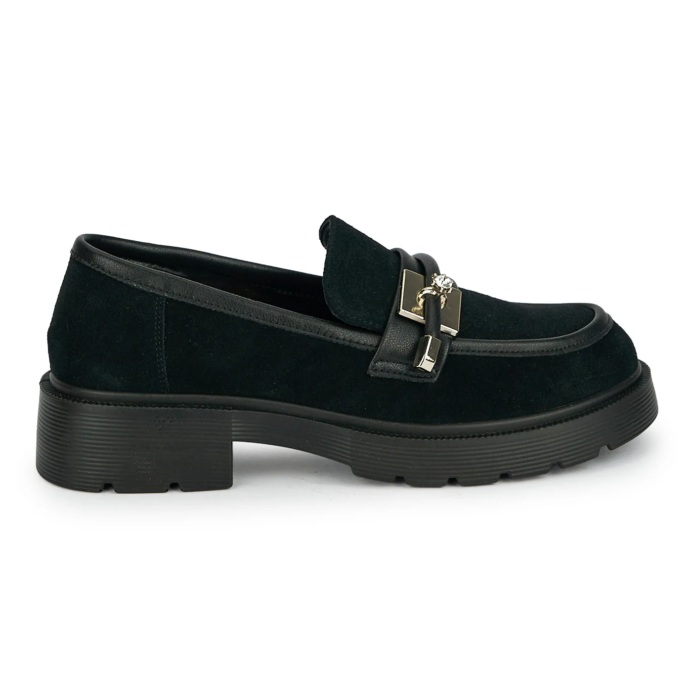 Pantofi dama din piele naturala neagra 19342
