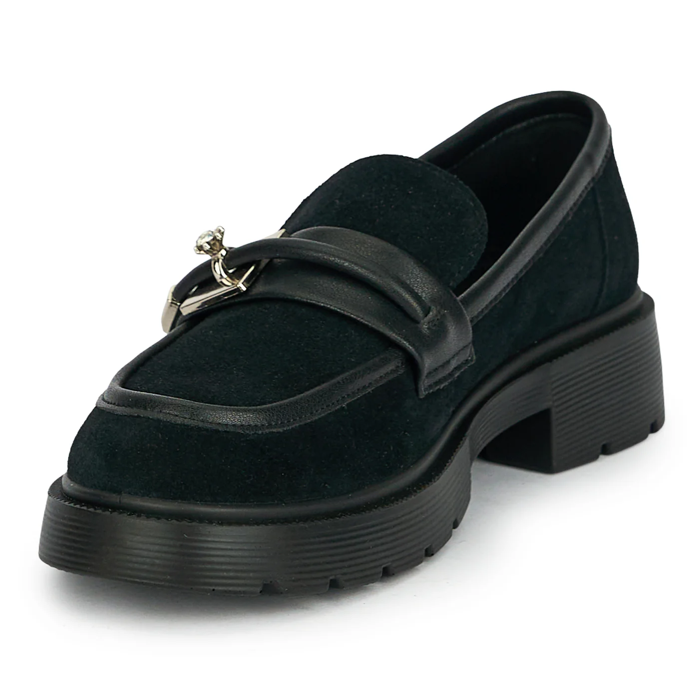 Pantofi dama din piele naturala neagra 19342 - Image 3