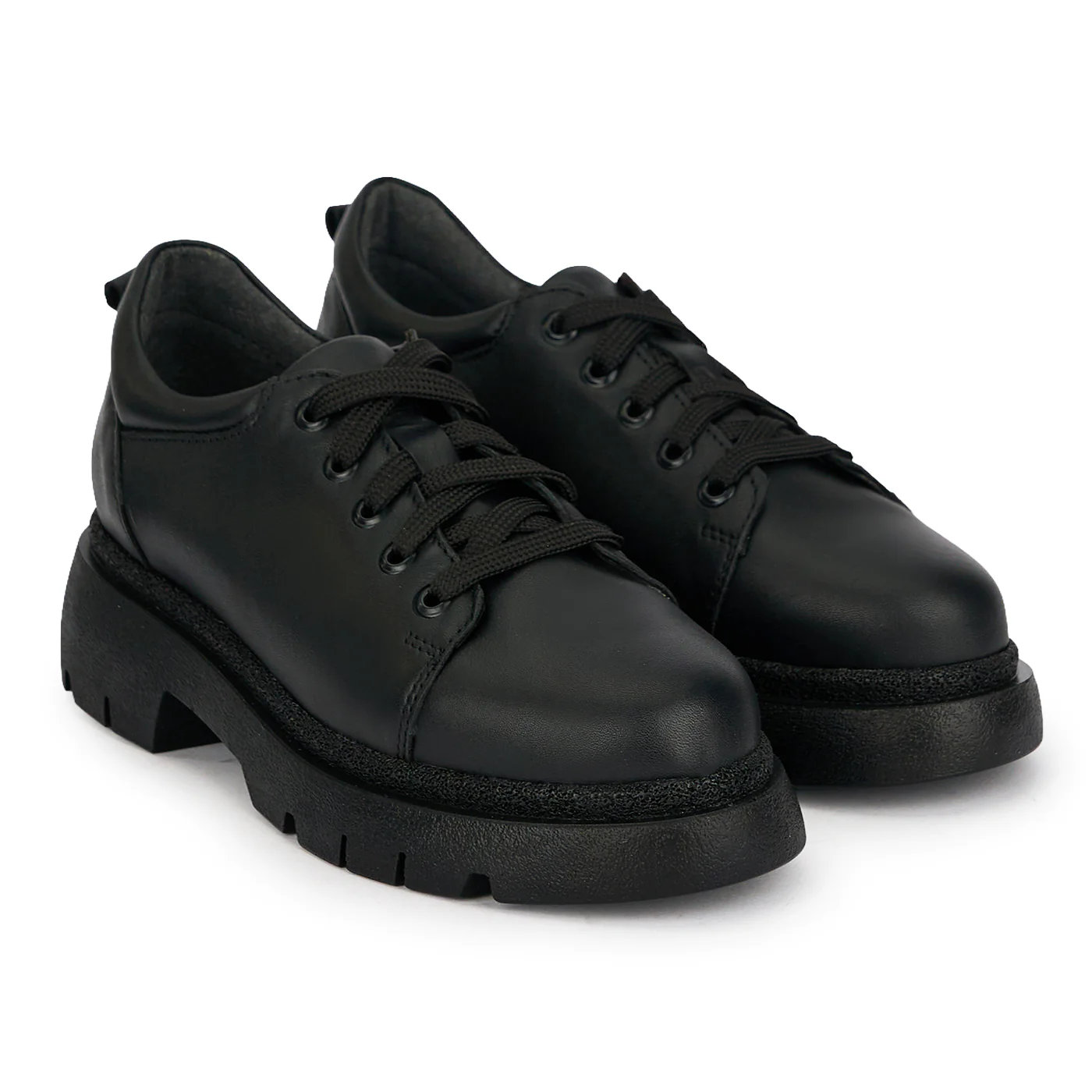 Pantofi dama din piele naturala neagra 19608 - Image 4