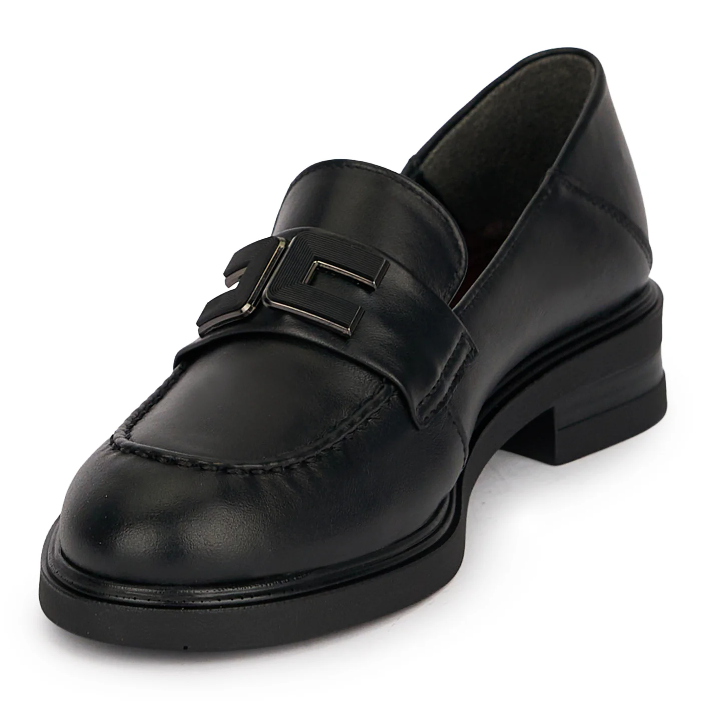 Pantofi dama din piele naturala neagra 19666 - Image 3