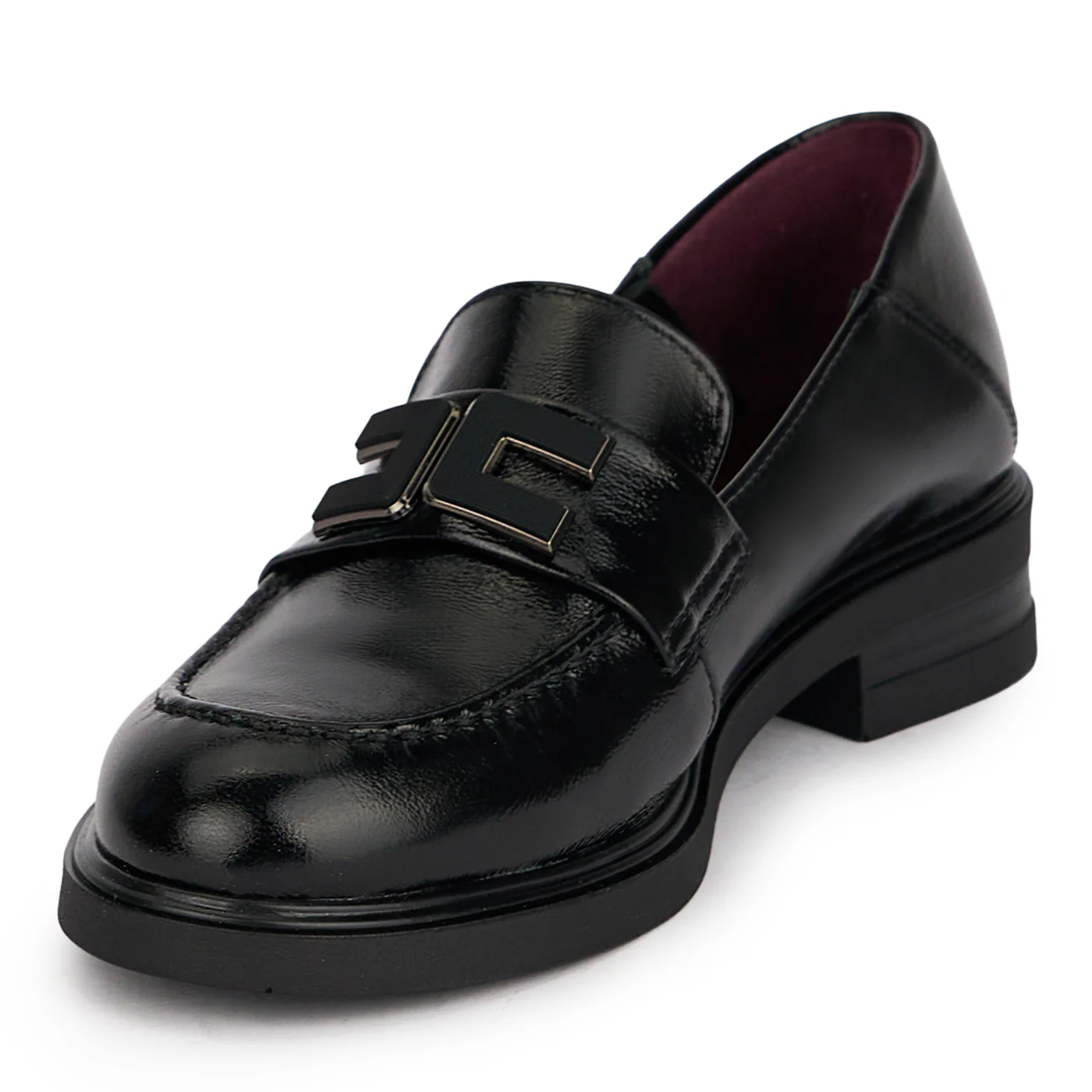 Pantofi dama din piele naturala neagra 19667 - Image 3
