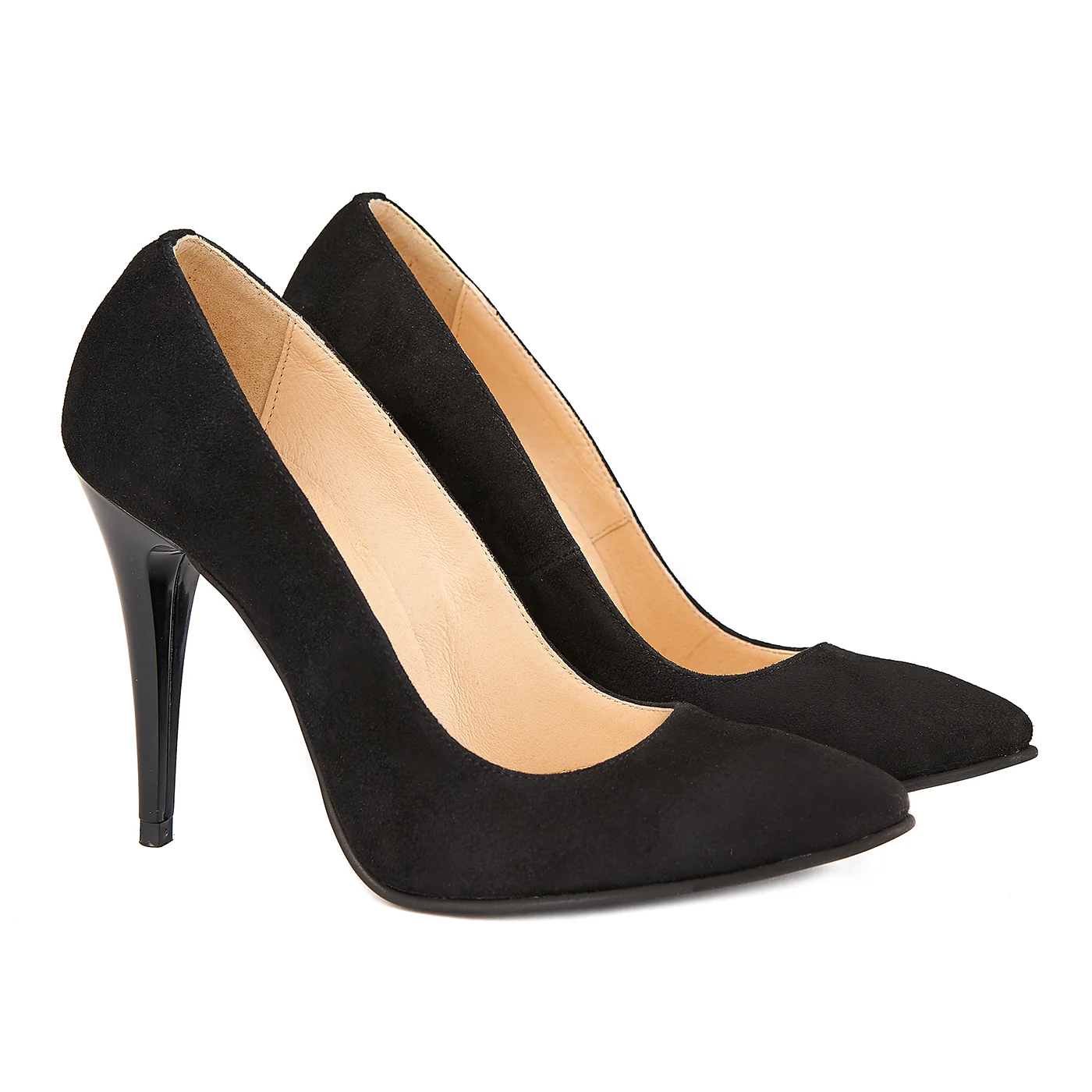 Pantofi dama din piele naturala neagra 4157